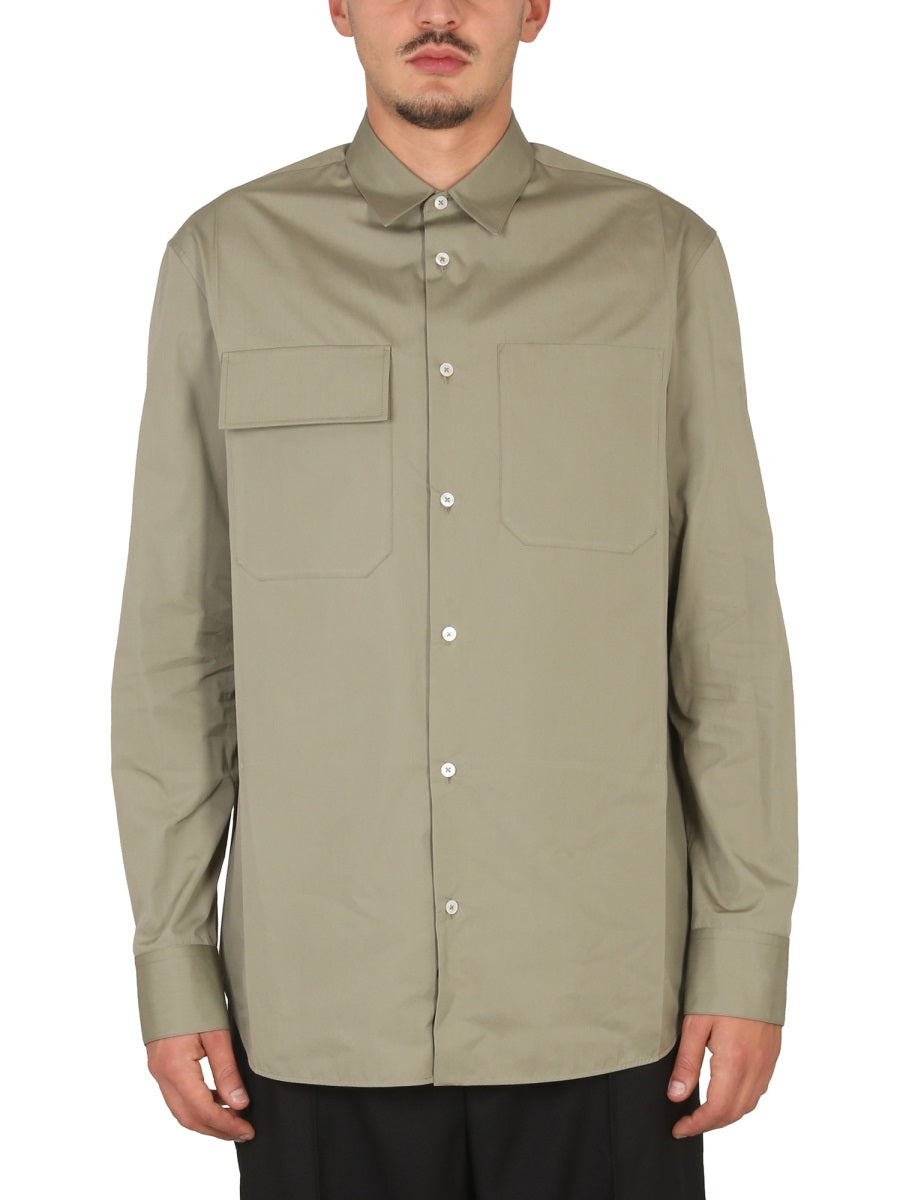 JIL SANDER Classic Poplin Shirt for Men
