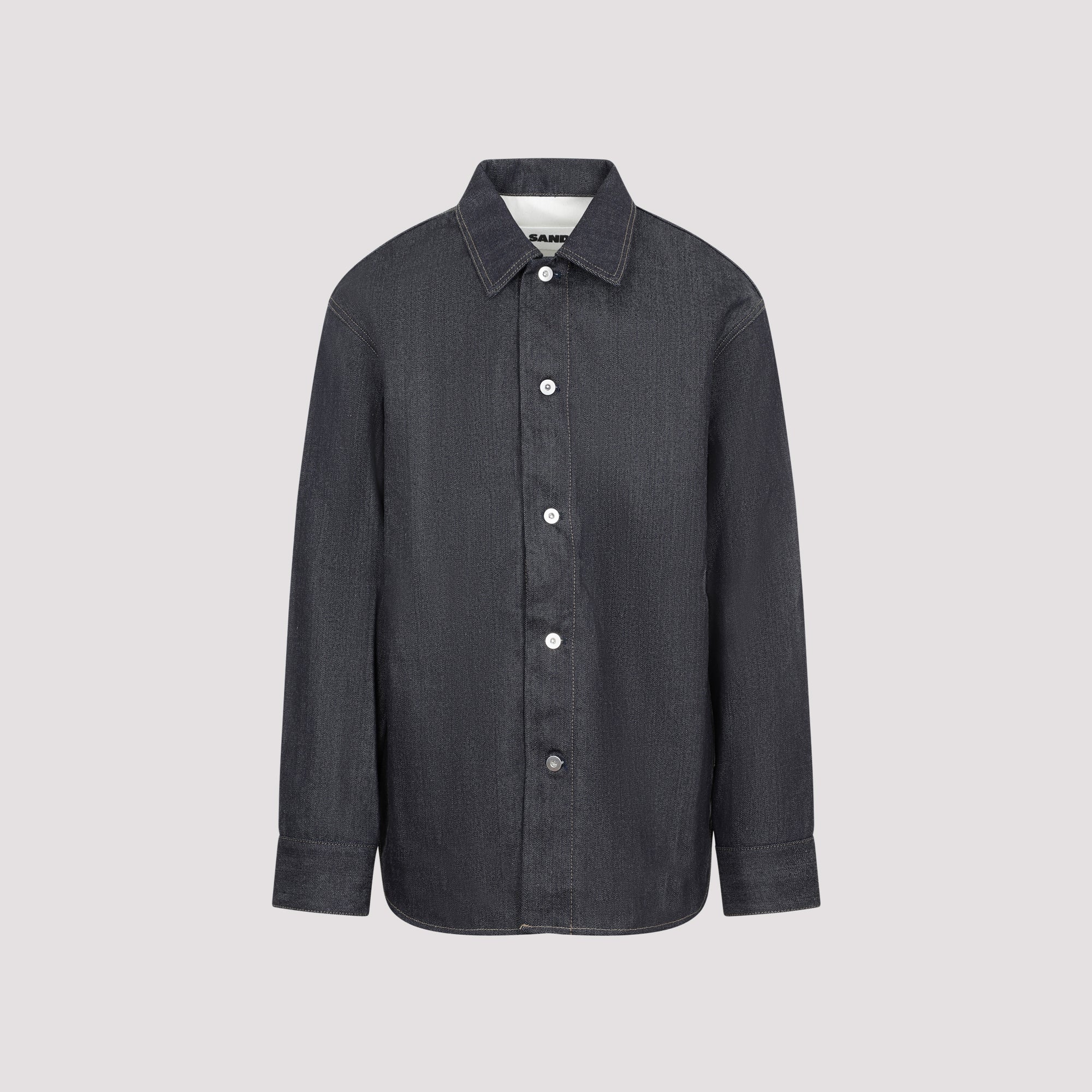JIL SANDER Cotton Denim Shirt for Men - FW24