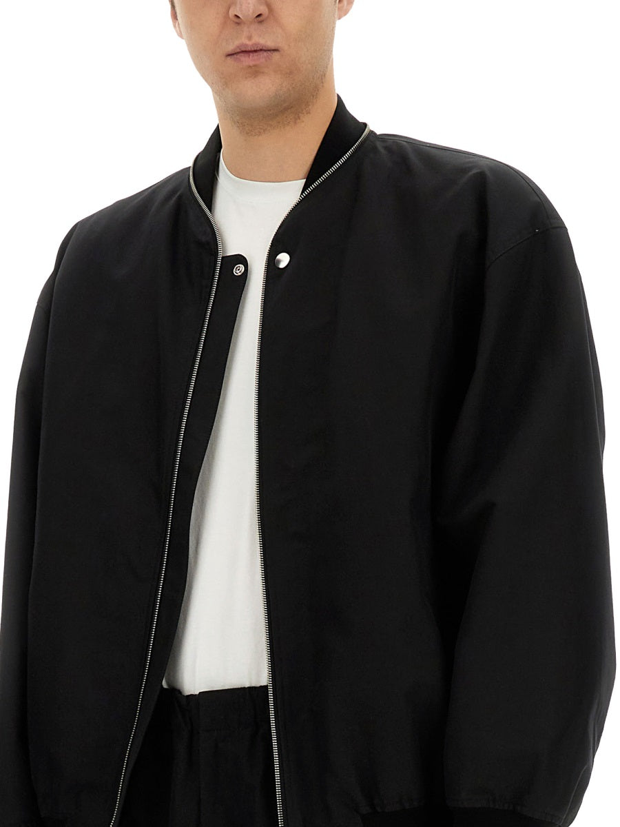 JIL SANDER Zipped Bomber Jacket for Men - SS25 Edition