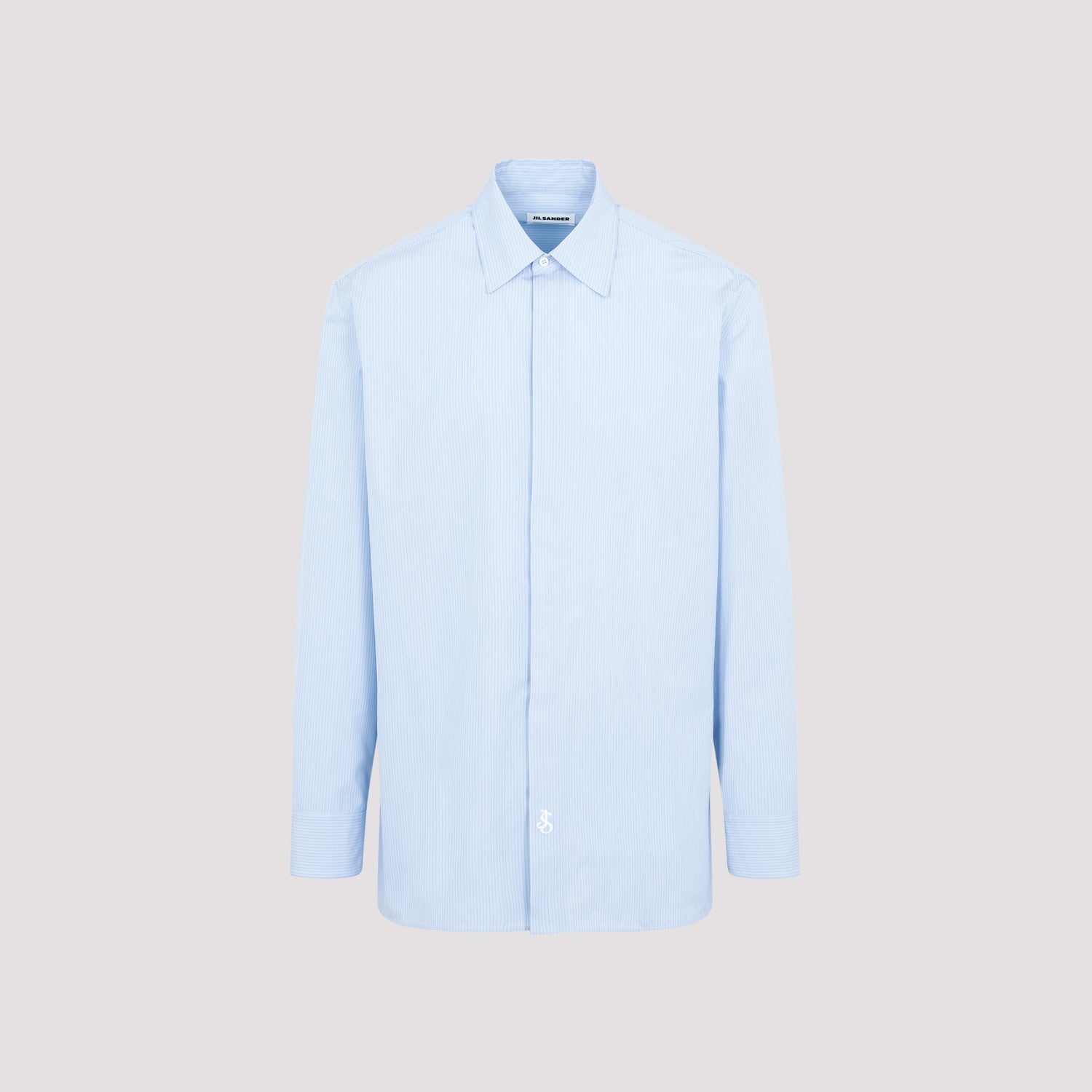 JIL SANDER Classic Striped Cotton Shirt