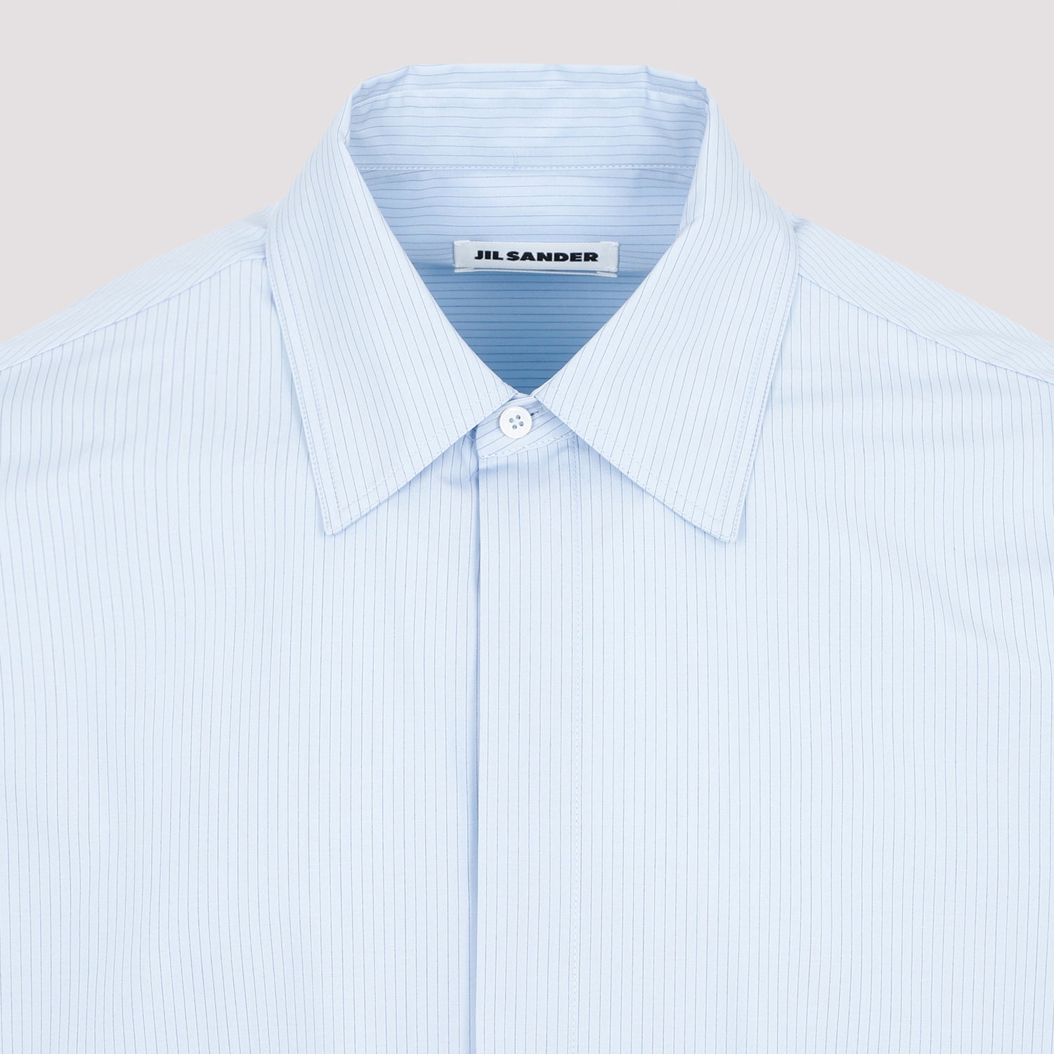 JIL SANDER Classic Striped Cotton Shirt
