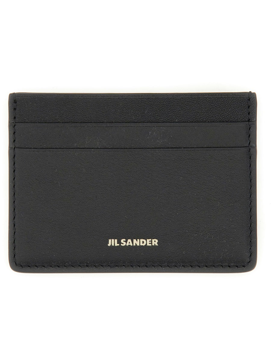 JIL SANDER Mini Leather Card Holder