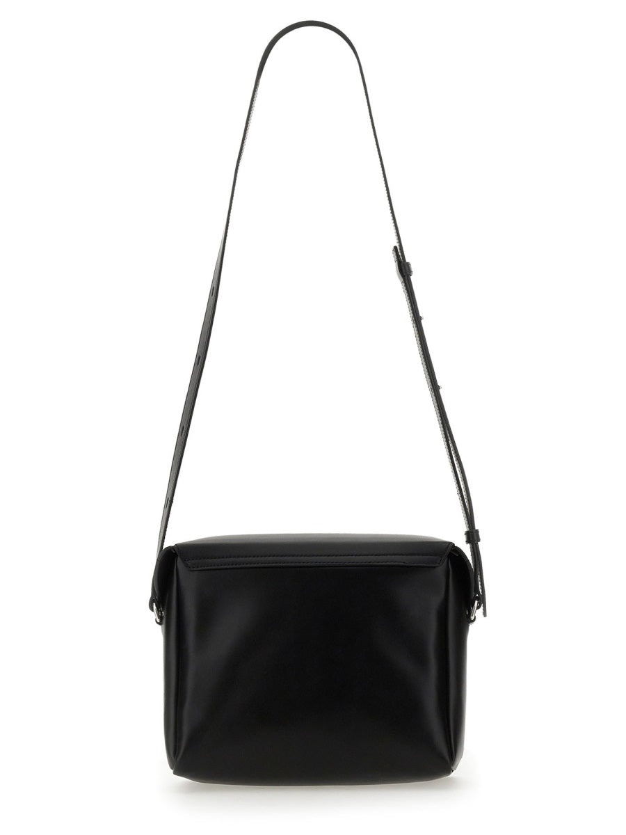 JIL SANDER Men's Leather Crossbody Mini Handbag