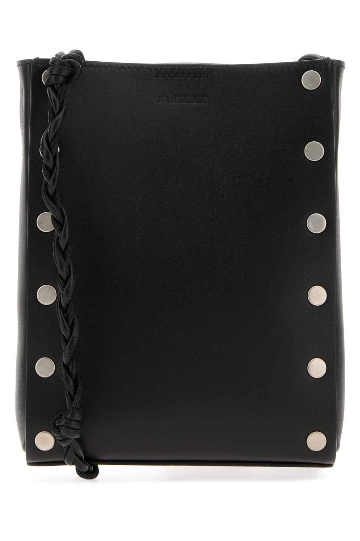 JIL SANDER Leather Tangle Crossbody Handbag