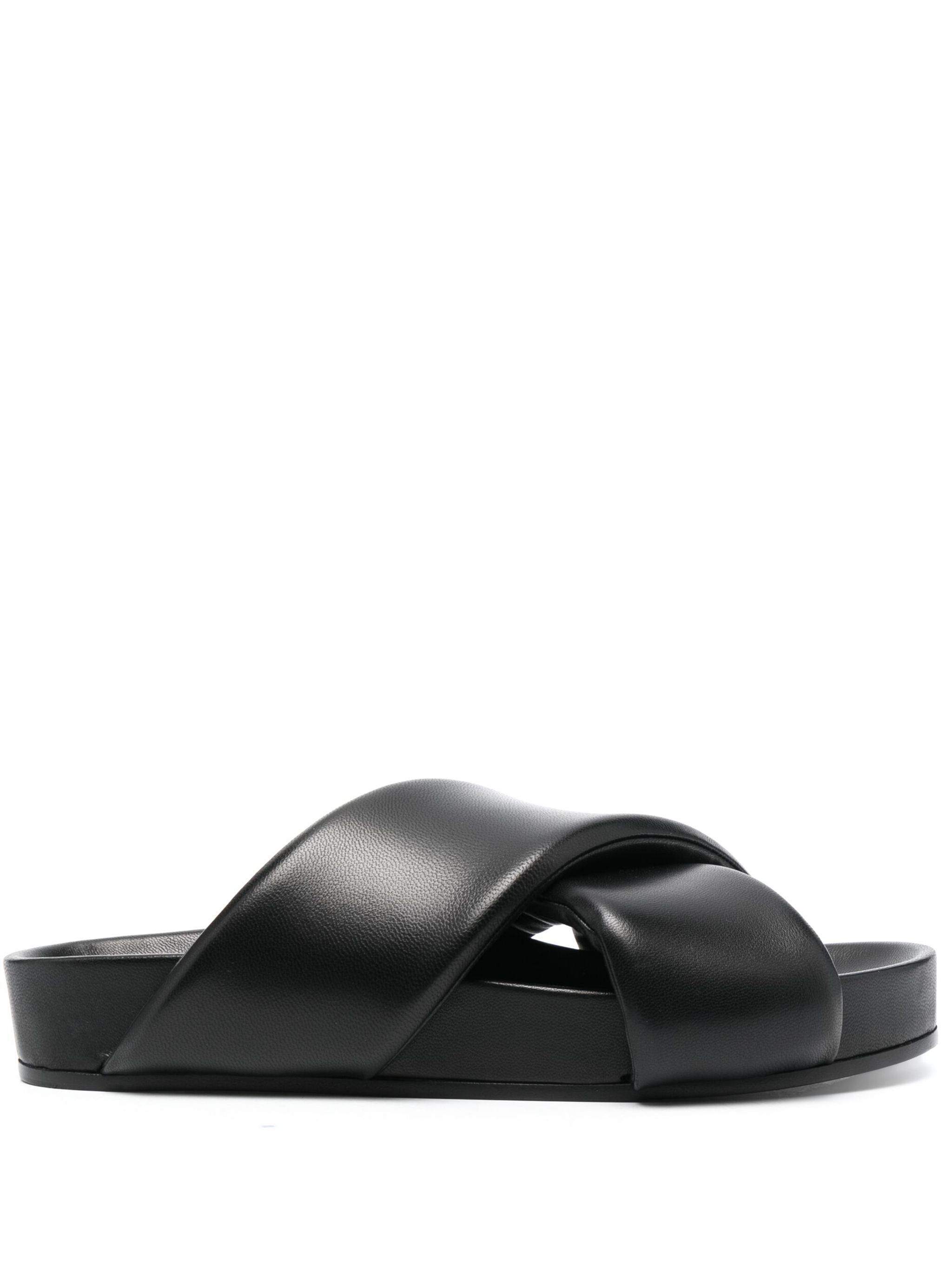 JIL SANDER Men's Leather Fusbets Sandal