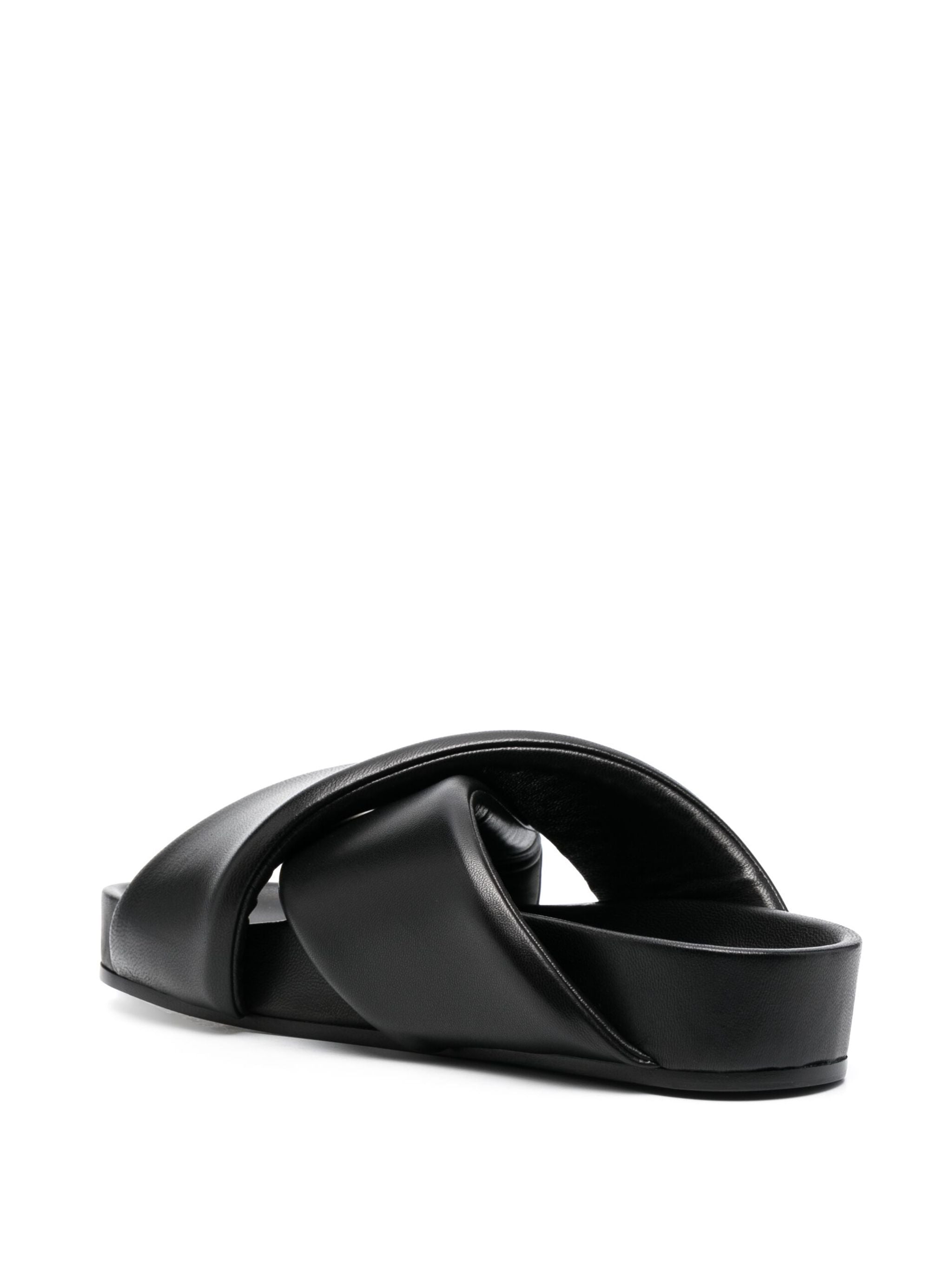 JIL SANDER Men's Leather Fusbets Sandal