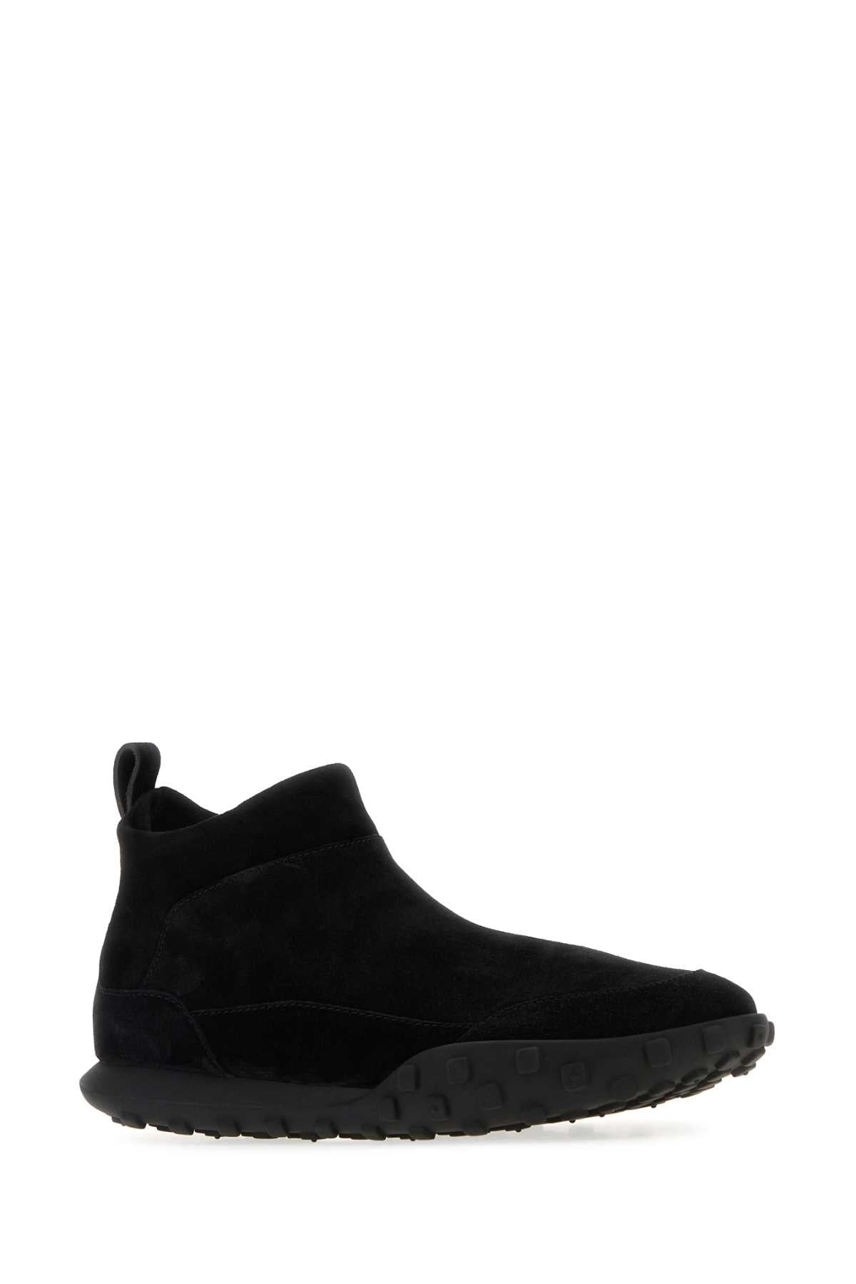 JIL SANDER Mens Suede Moon Slip-Ons