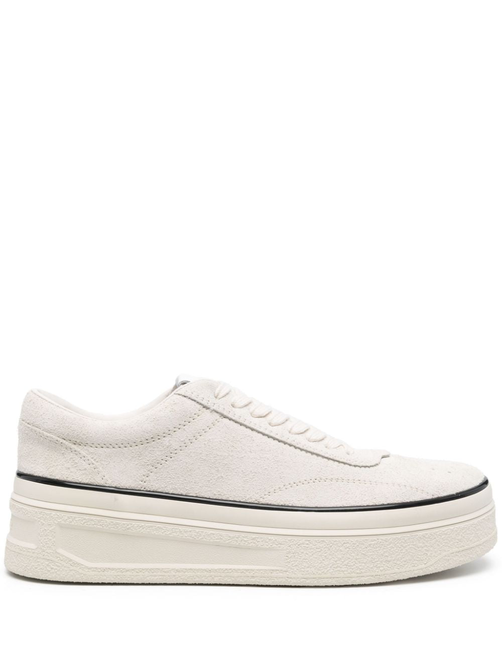 JIL SANDER Premium Leather Lace-Up Sneakers for Men