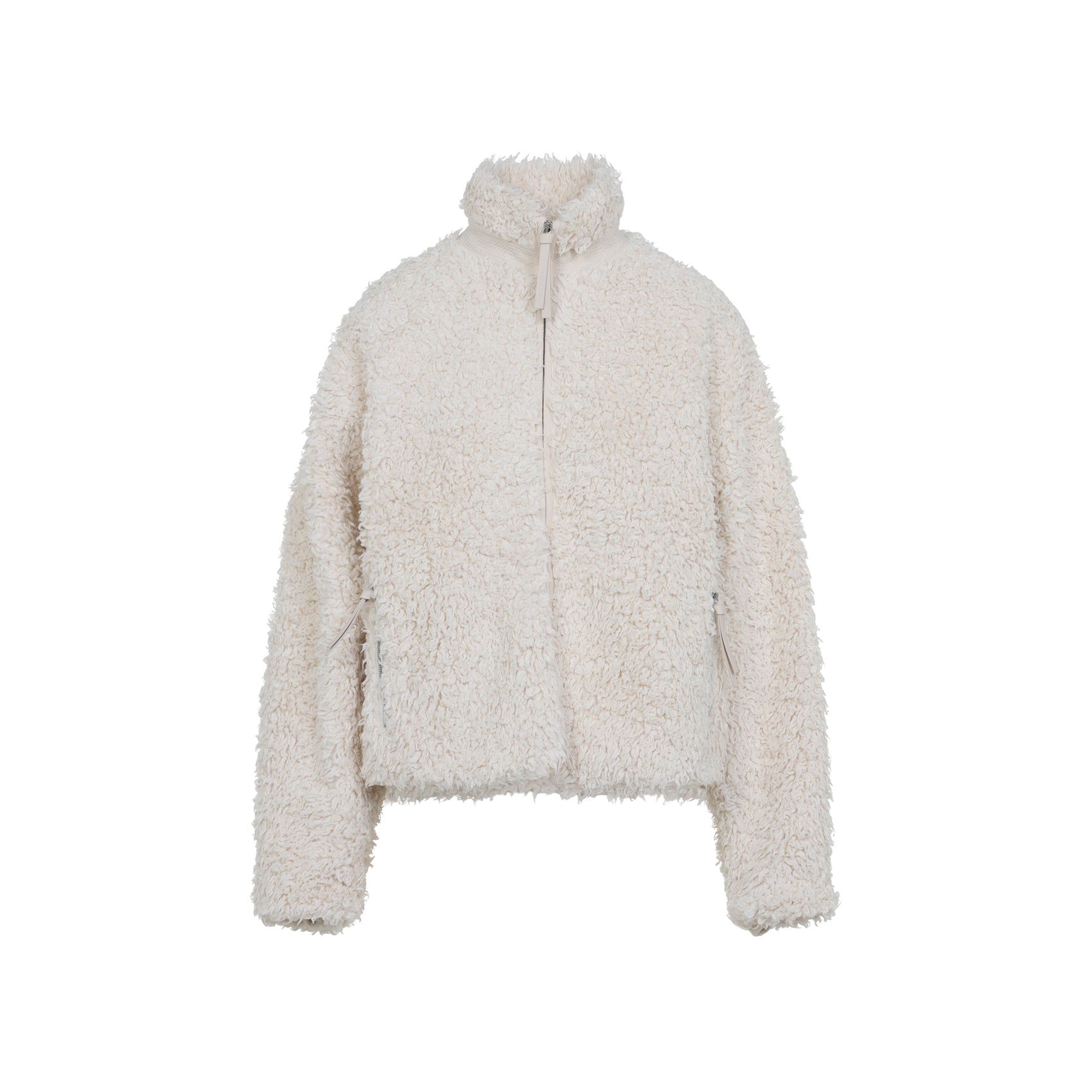 JIL SANDER Shearling Jacket with Stand-Up Collar for Women