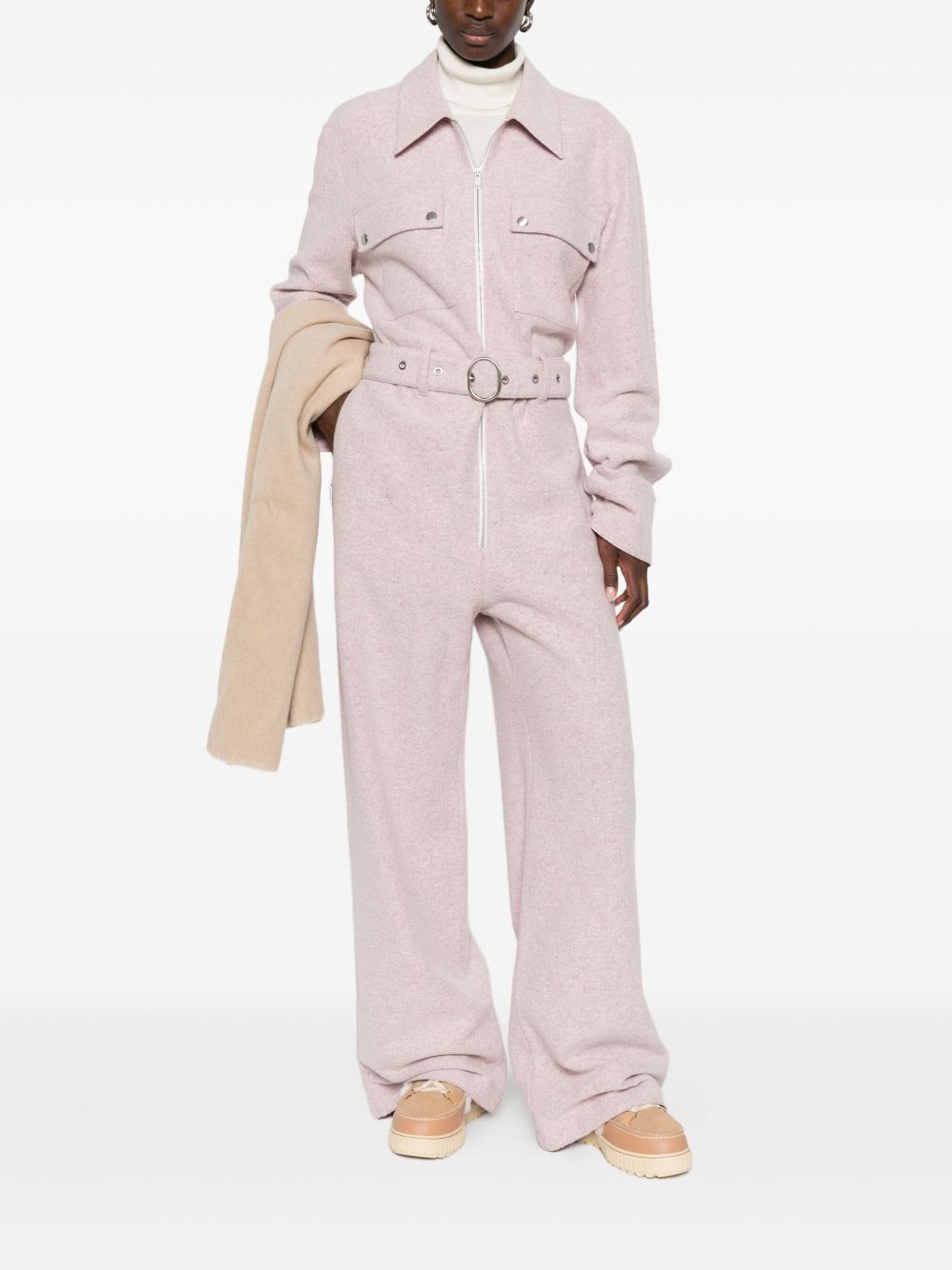 JIL SANDER Wool Blend Jumpsuit for Women