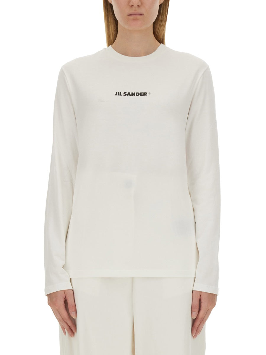 JIL SANDER Logo T-Shirt - Size 40