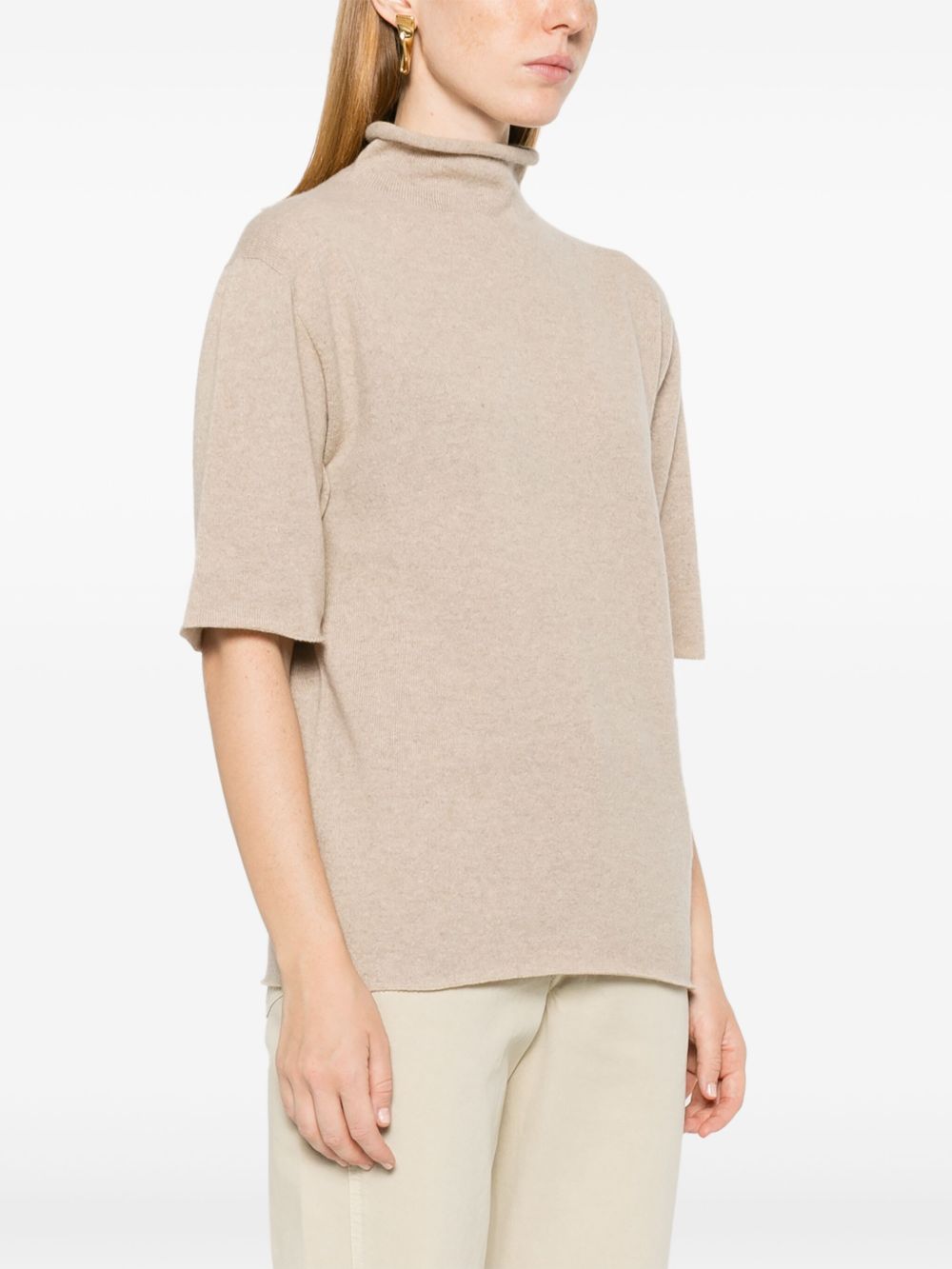 JIL SANDER High Neck Knit Top