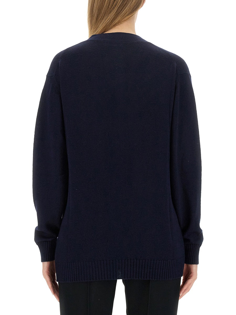 JIL SANDER Classic Wool Cardigan - Size 34