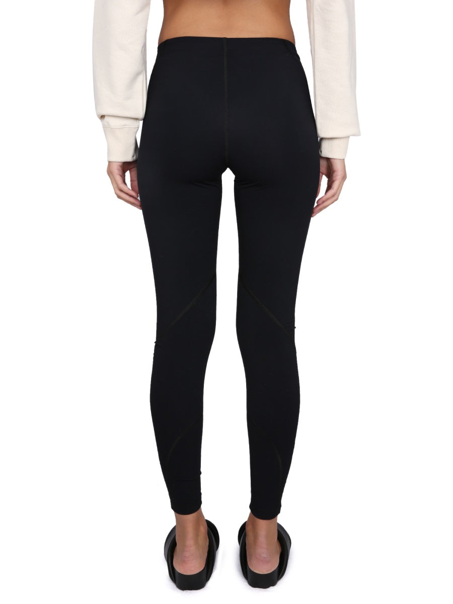 JIL SANDER Logo Leggings with Elastic Waistband