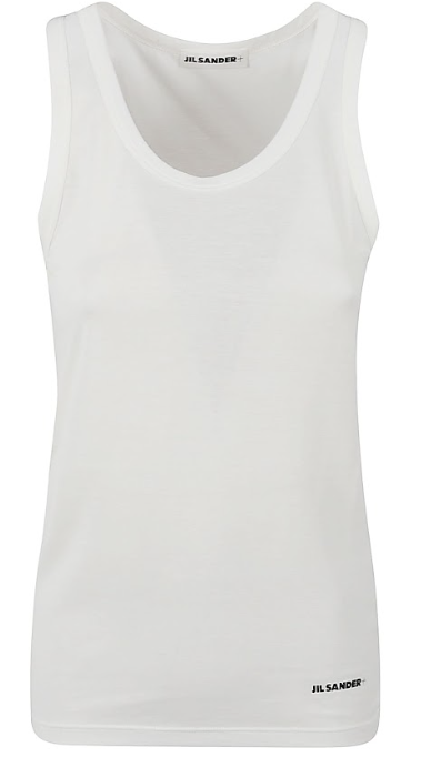 JIL SANDER Cotton Top for Women - SS25 Collection