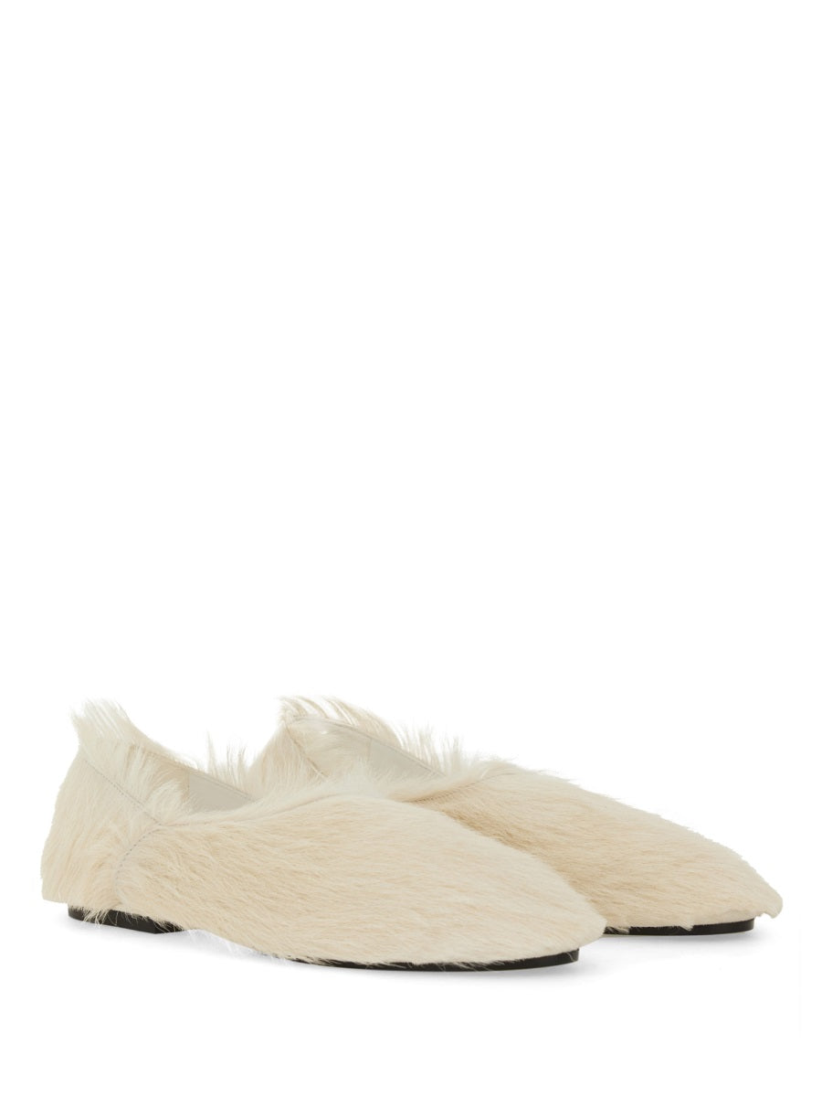 JIL SANDER Luxurious Calfskin Low Slippers for Women