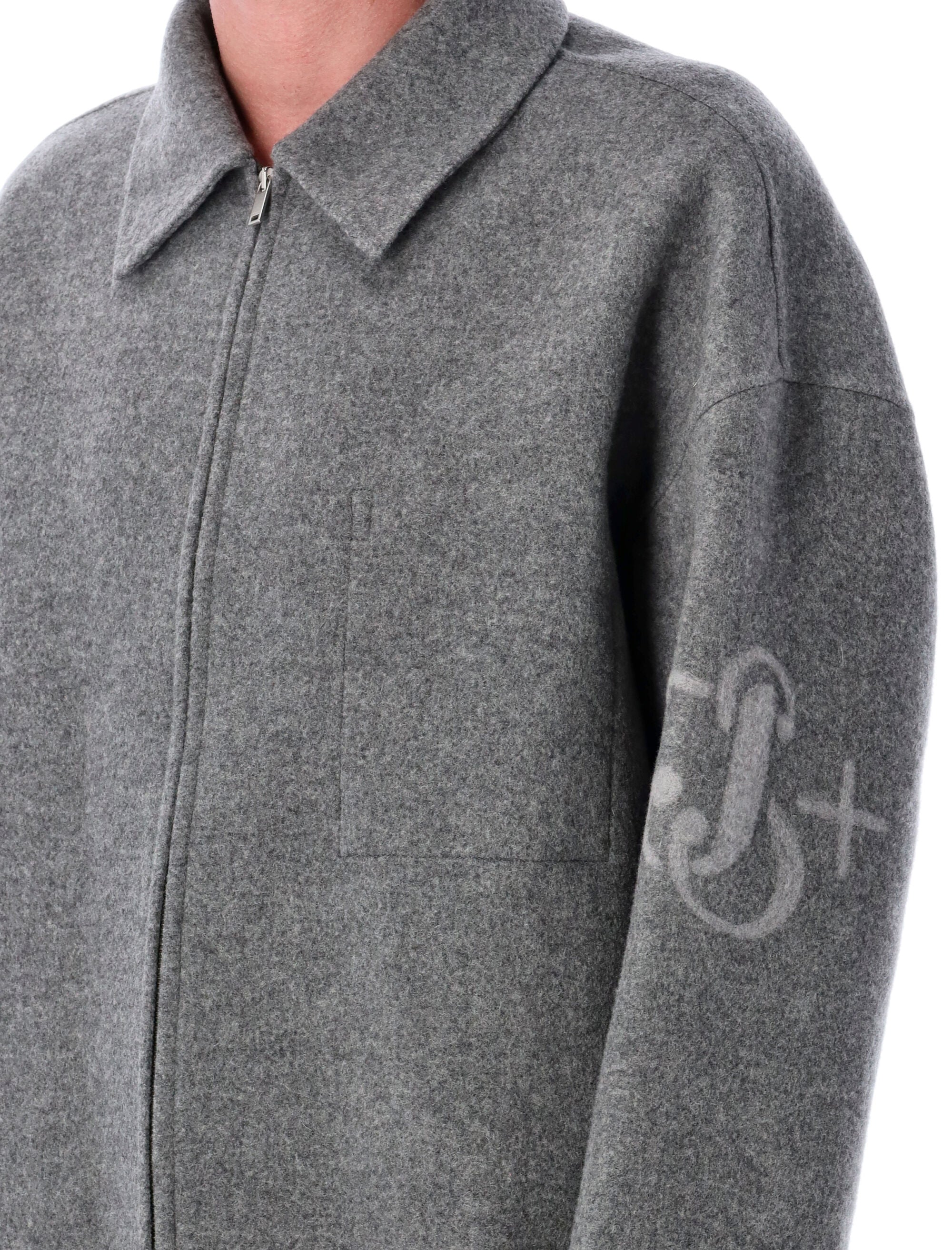 JIL SANDER Men's Wool Blouson Jacket