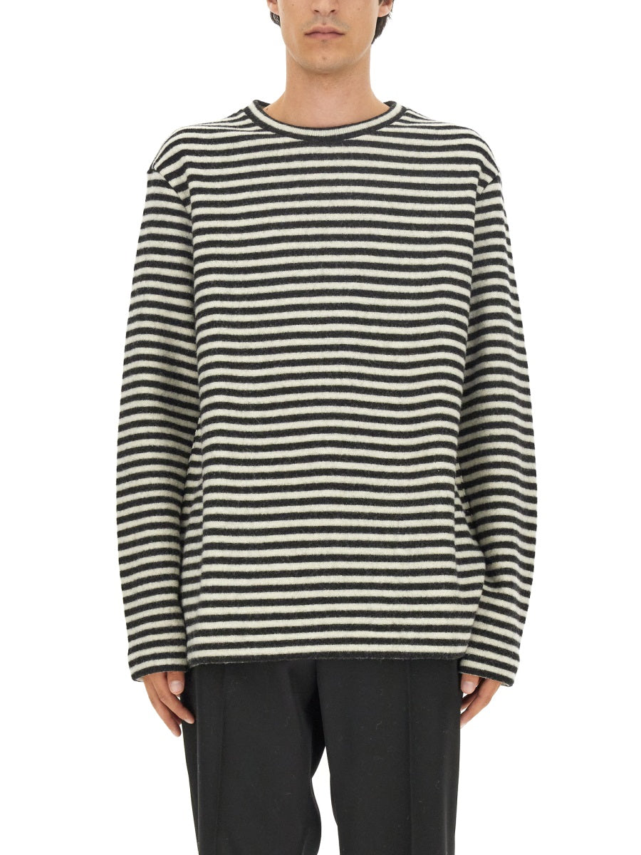 JIL SANDER Boxy Fit Striped Shirt - Size L