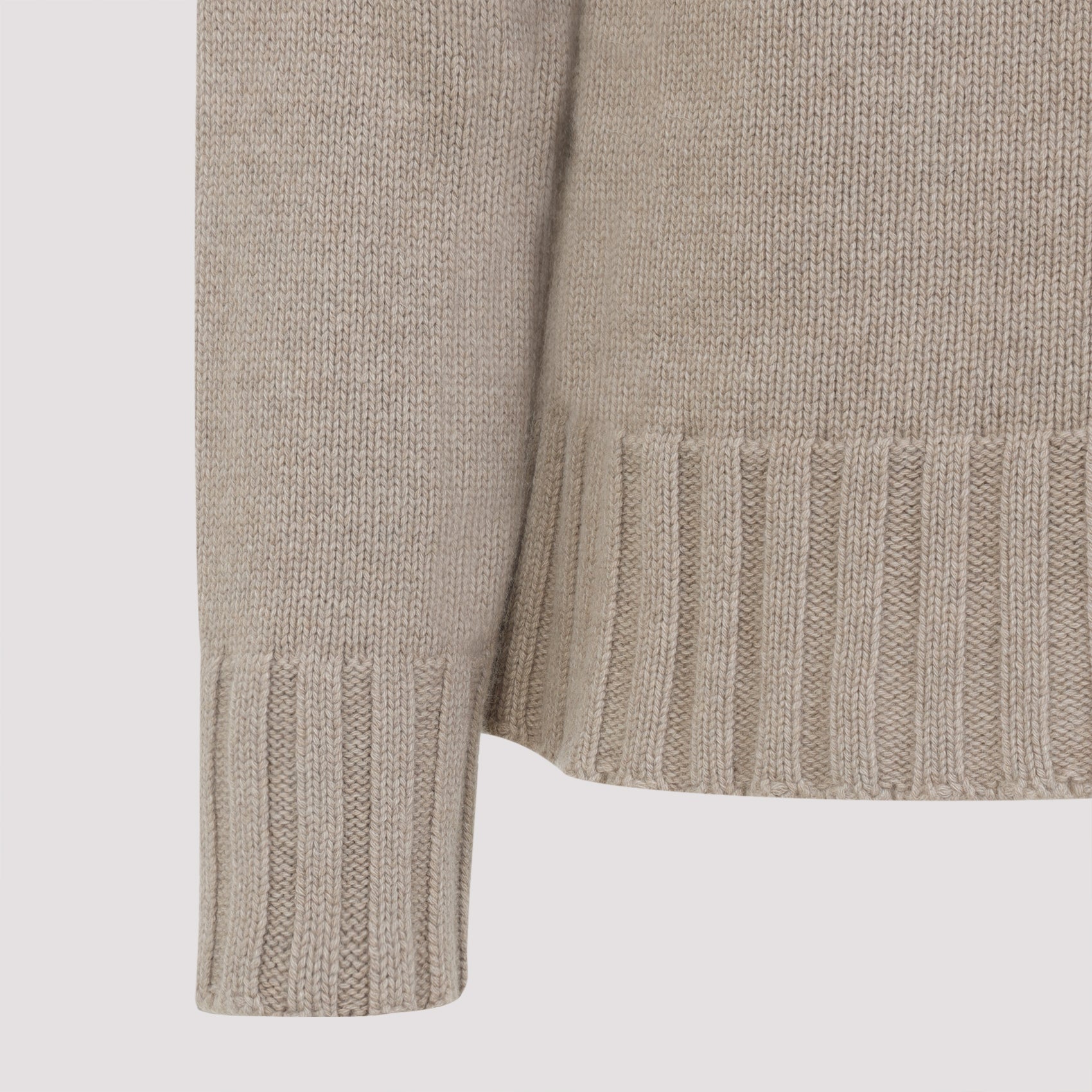 JIL SANDER Long Sleeve Cashmere Sweater for Men