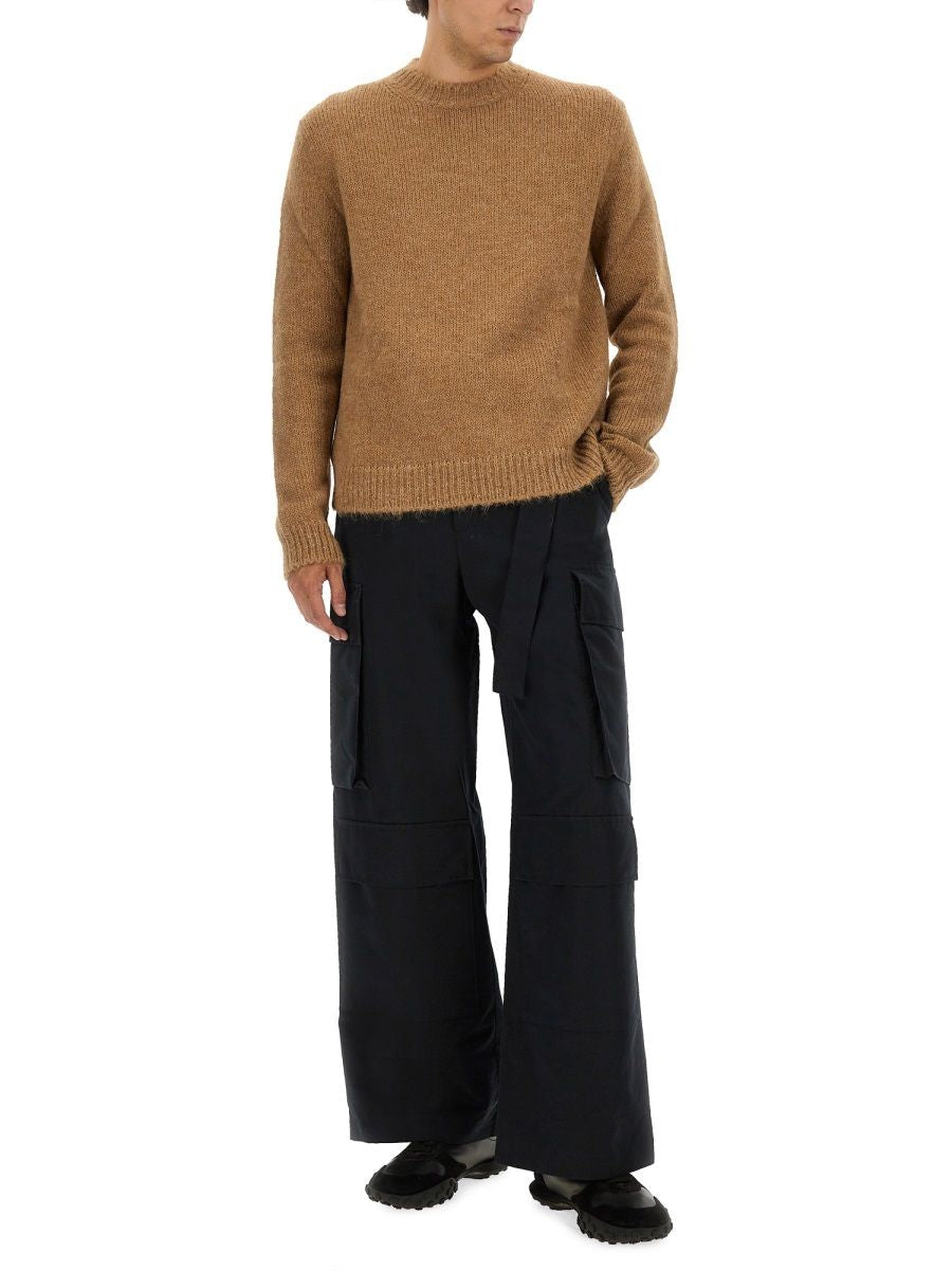 JIL SANDER Alpaca Wool Sweater for Men - Fall/Winter 2025