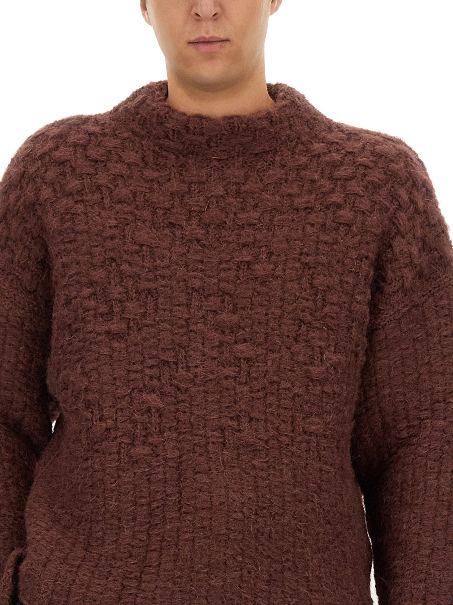 JIL SANDER Mohair Blend Knit Sweater - Size 50