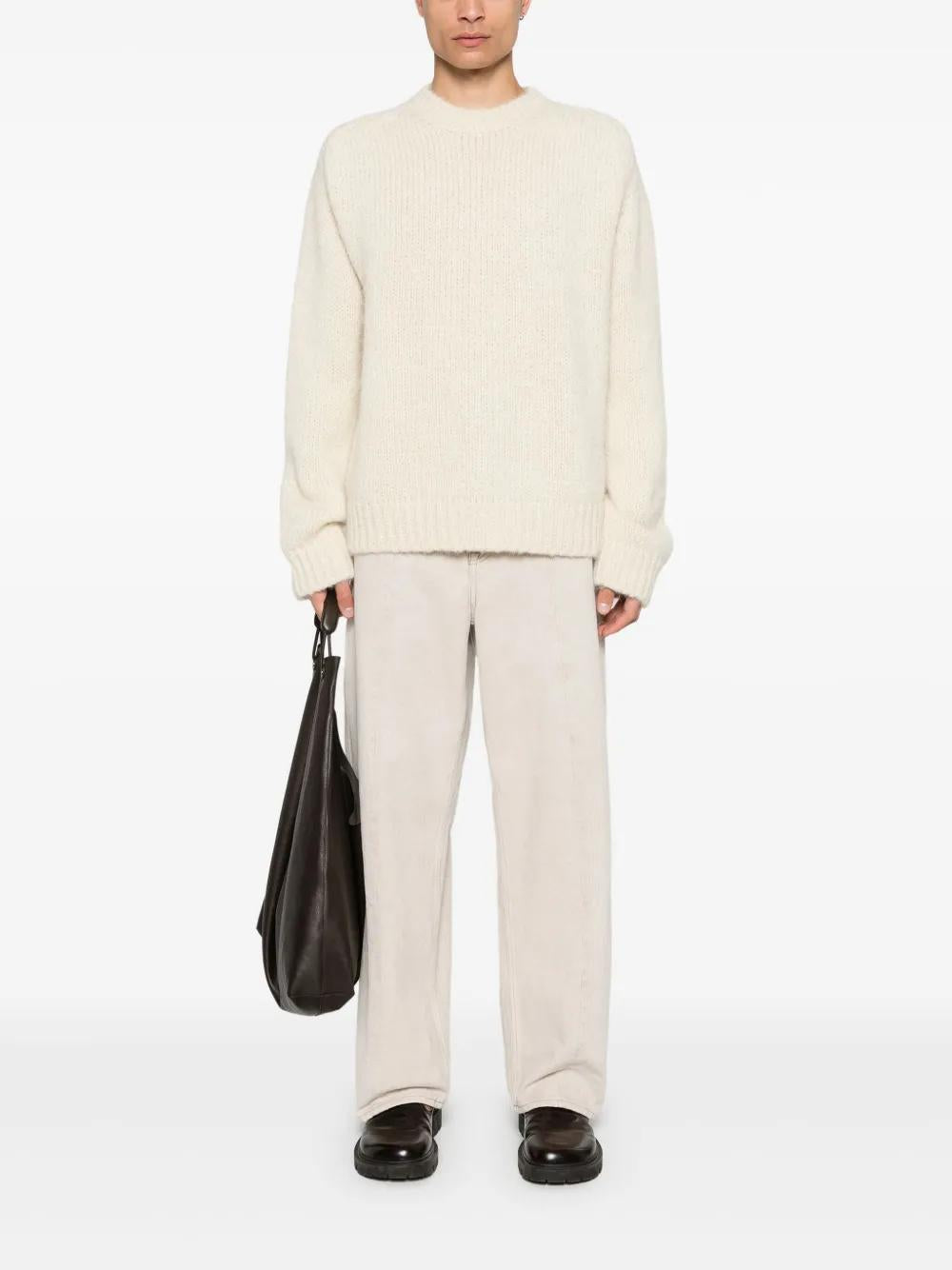 JIL SANDER Men's Long Sleeve Classic Knit Jumper