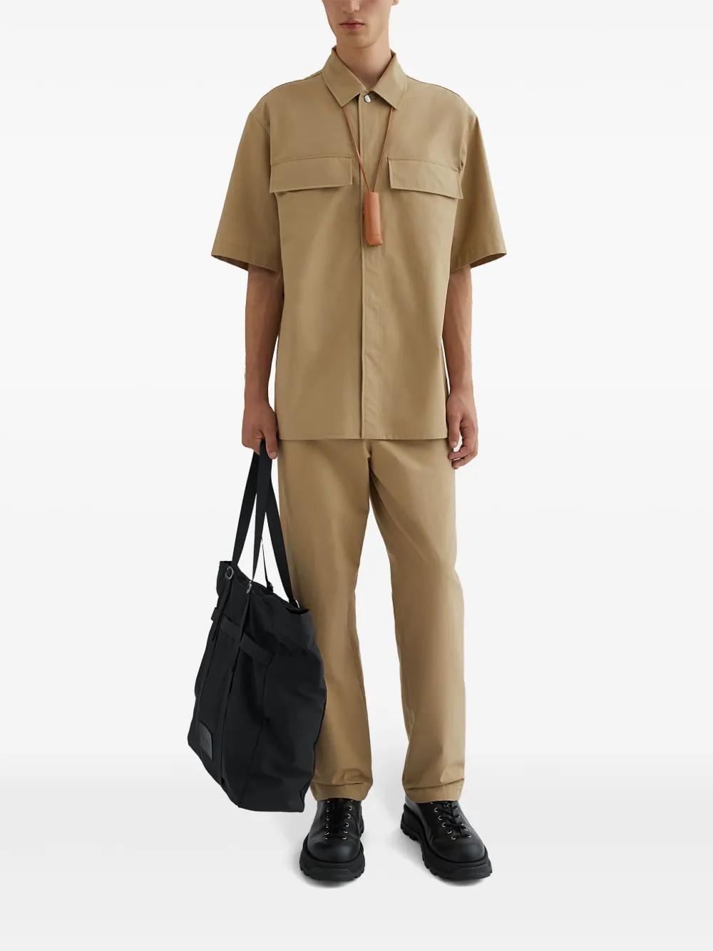 JIL SANDER Classic Logo Pocket Pants for Men