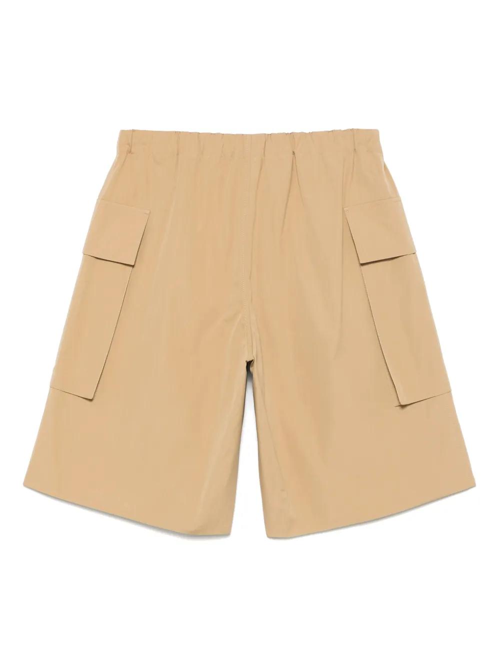 JIL SANDER Men's Mini Belted Bermudas