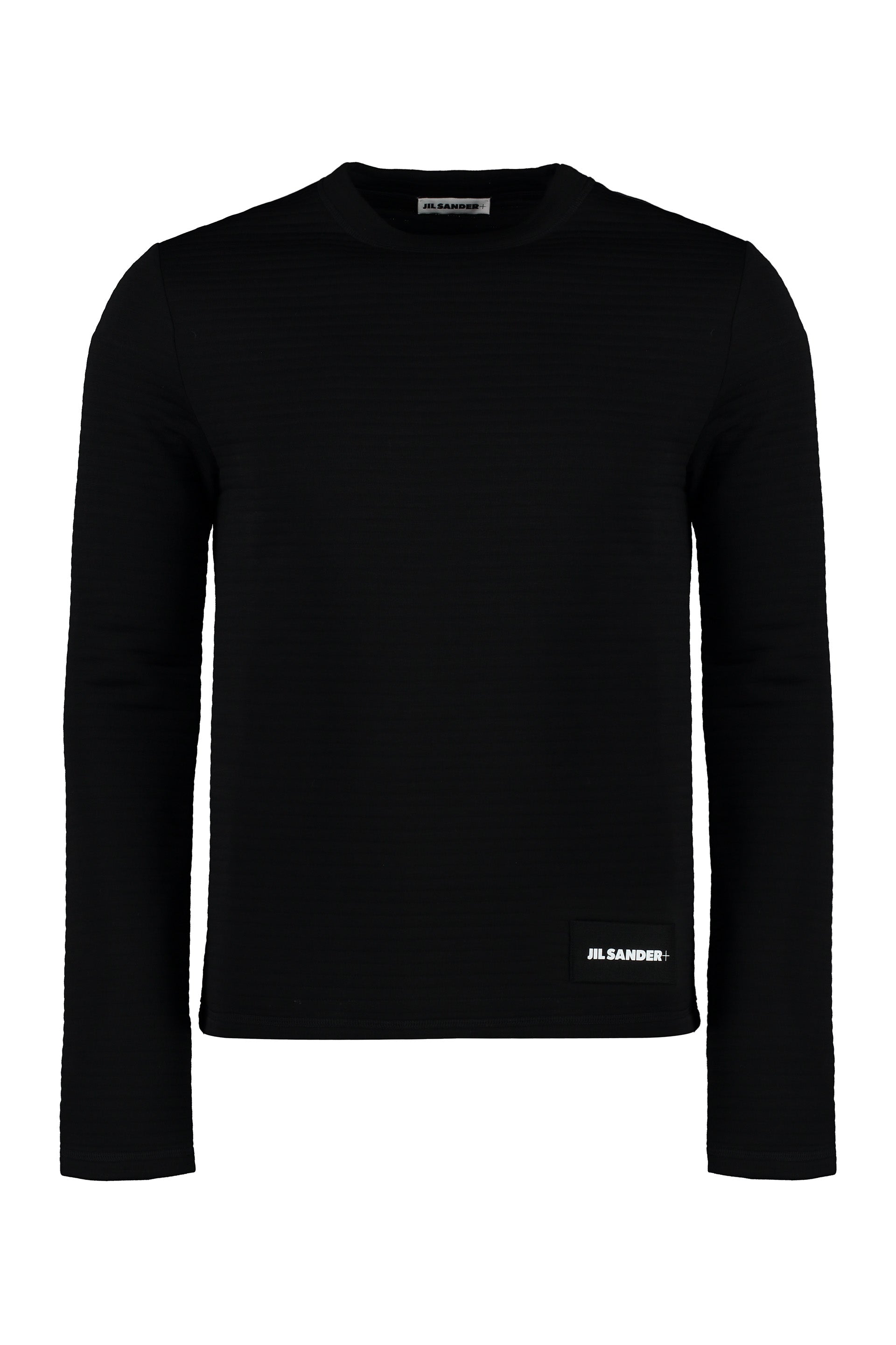 JIL SANDER Zipper Detail Long Sleeve T-Shirt