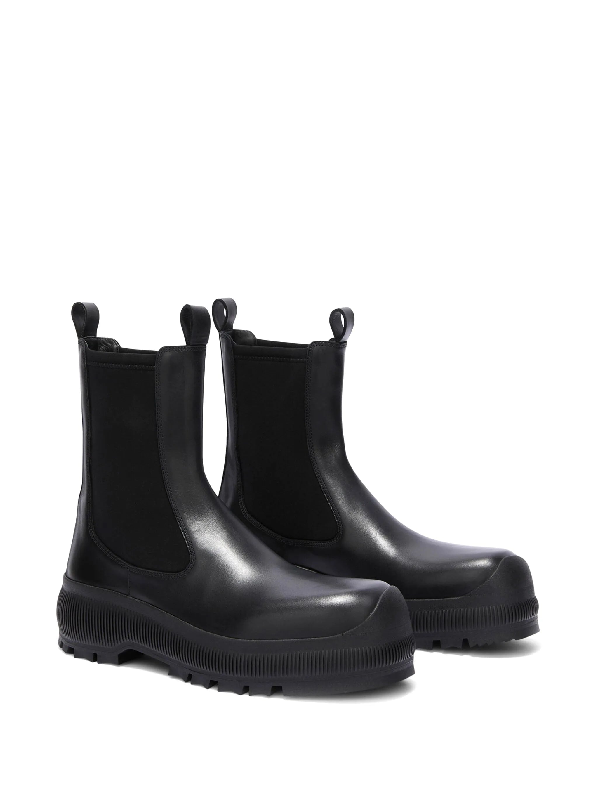 JIL SANDER Men's Leather Chelsea Boots