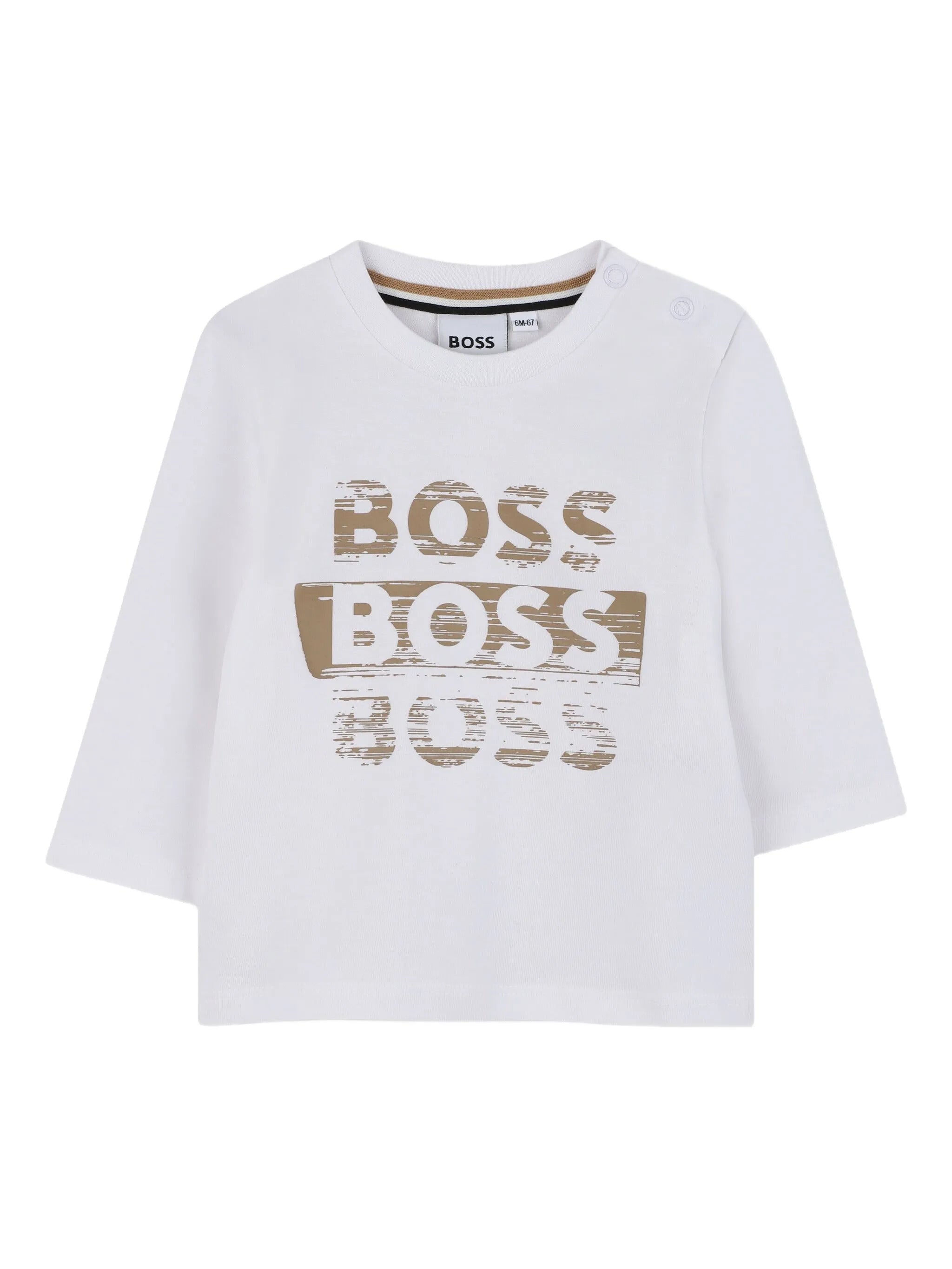 HUGO BOSS Logo Embossed T-Shirt for Boys