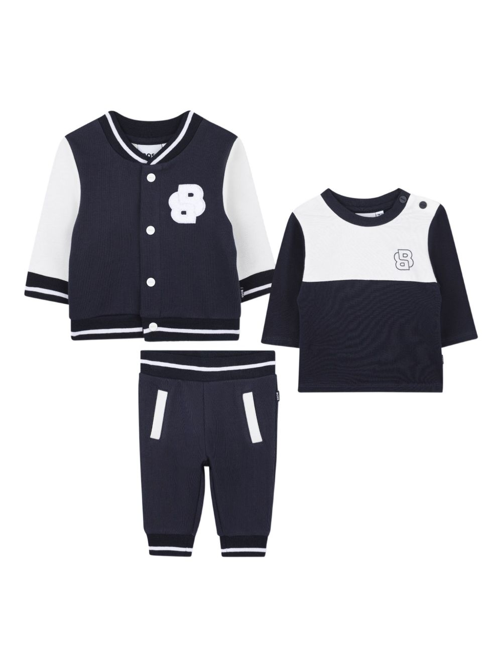 HUGO BOSS Boys' Colour-Block Tracksuit Set