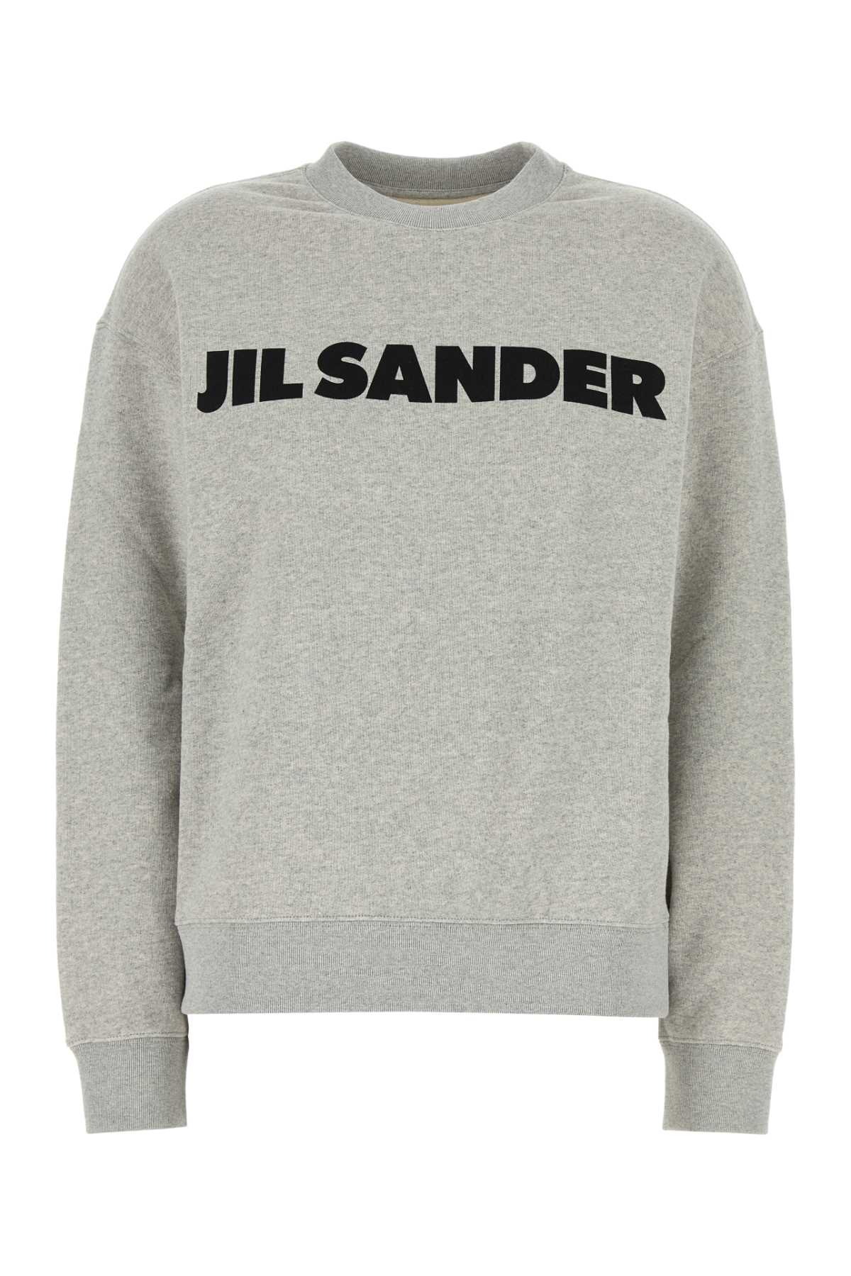 JIL SANDER Cotton Sweatshirt with Logo for Women