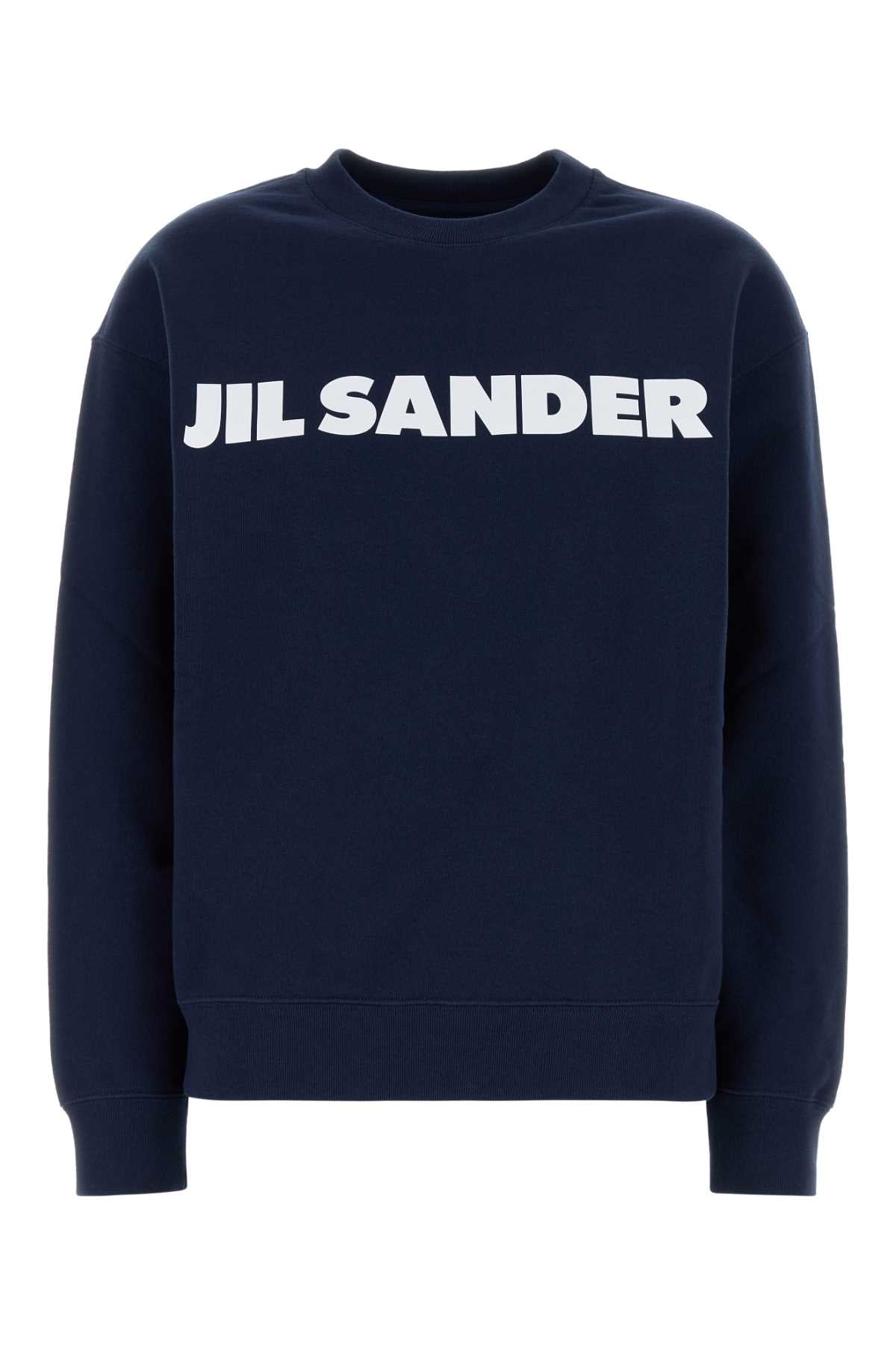 JIL SANDER Cotton Sweatshirt - Women's, FW25 Collection, Size 132