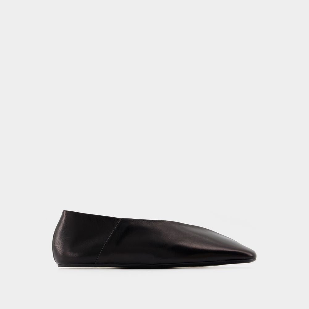 JIL SANDER Leather Tripon Ballerinas for Women
