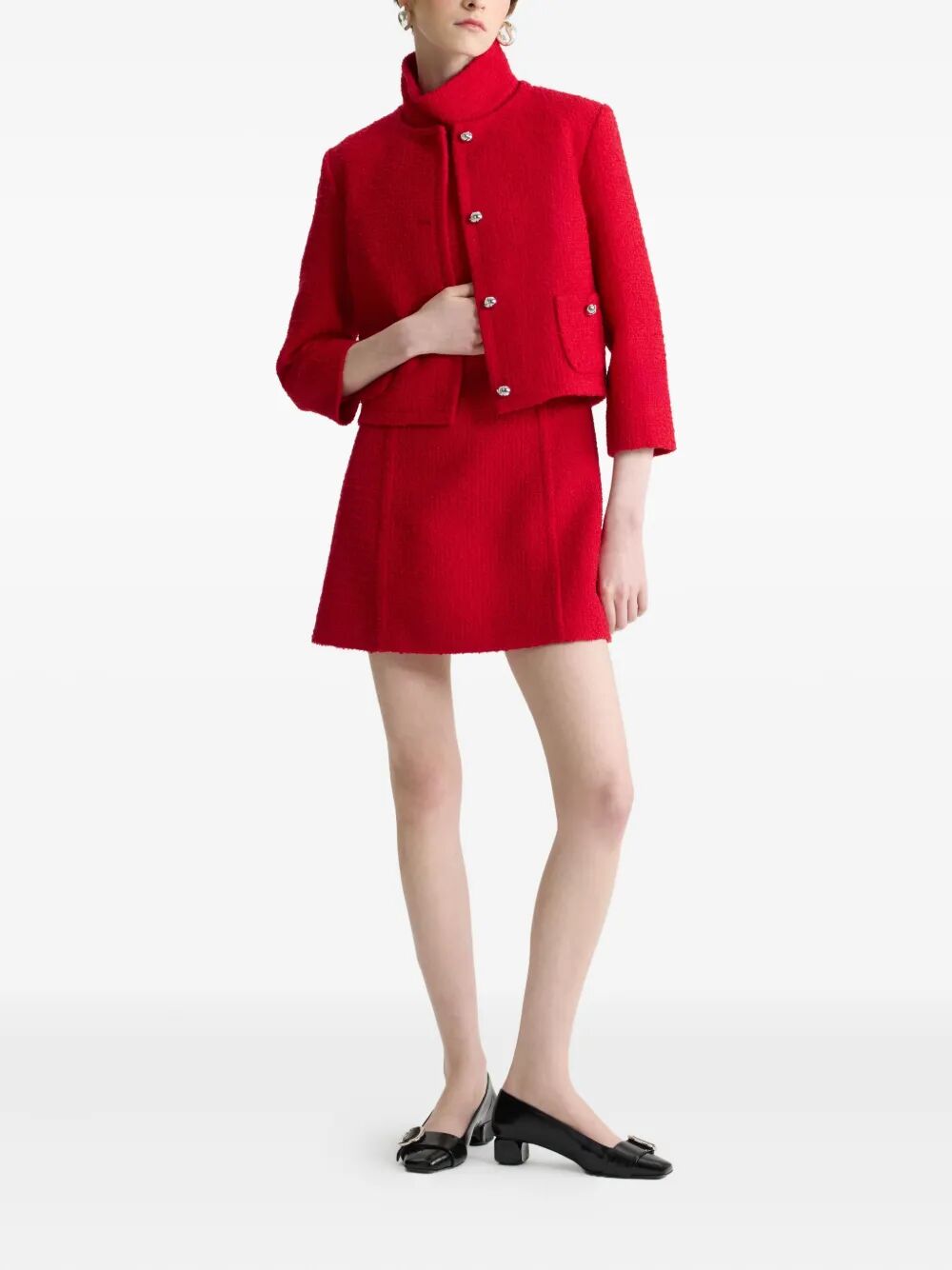 PATOU No Collar Box Jacket