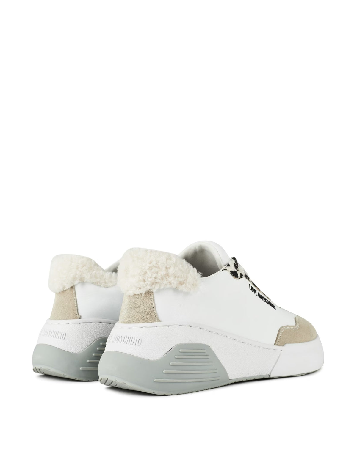 LOVE MOSCHINO Chunky Leopard Detail Sneakers for Women