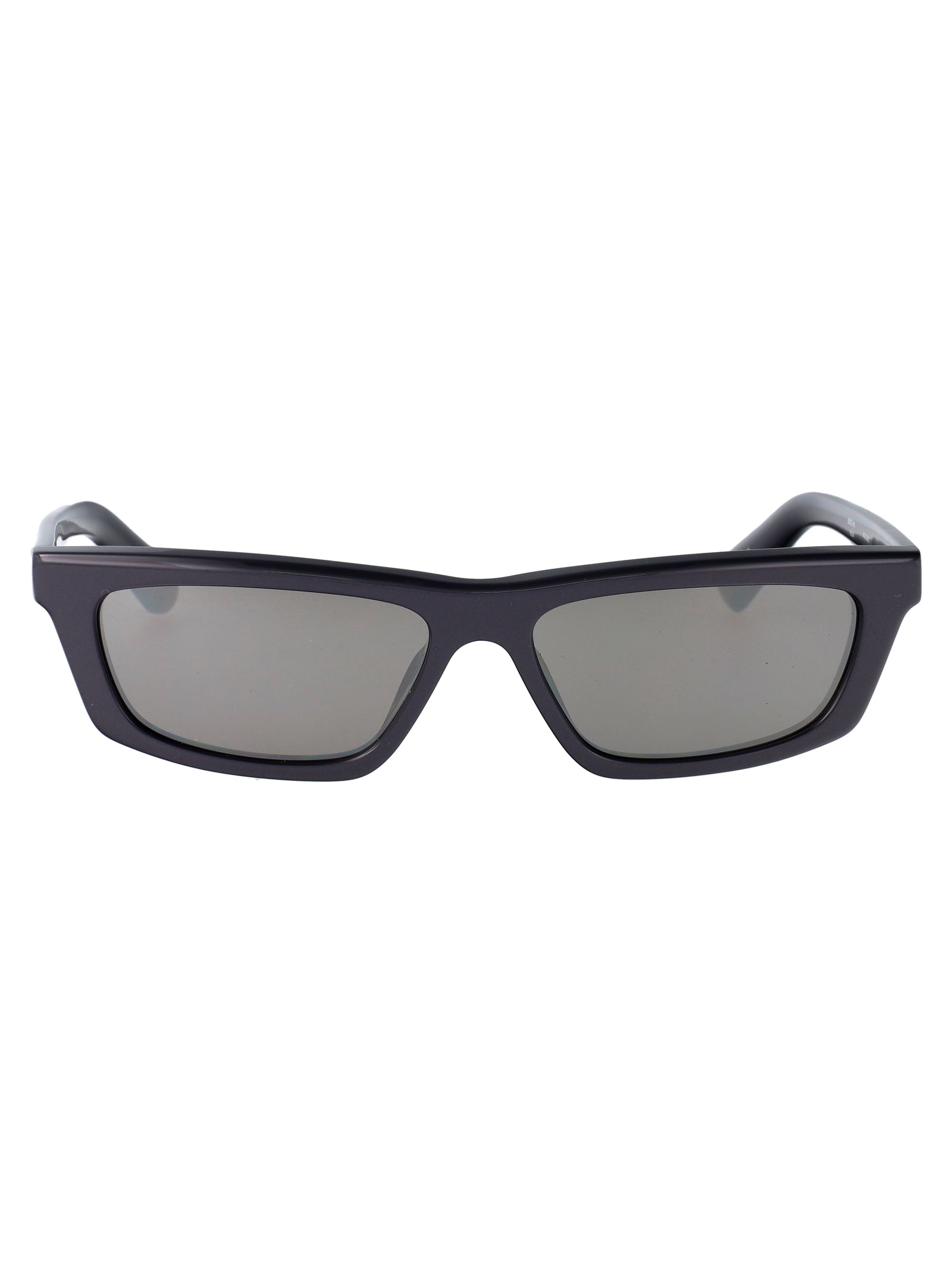 JACQUEMUS Sleek Metallic Acetate Sunglasses - Trapezi Style