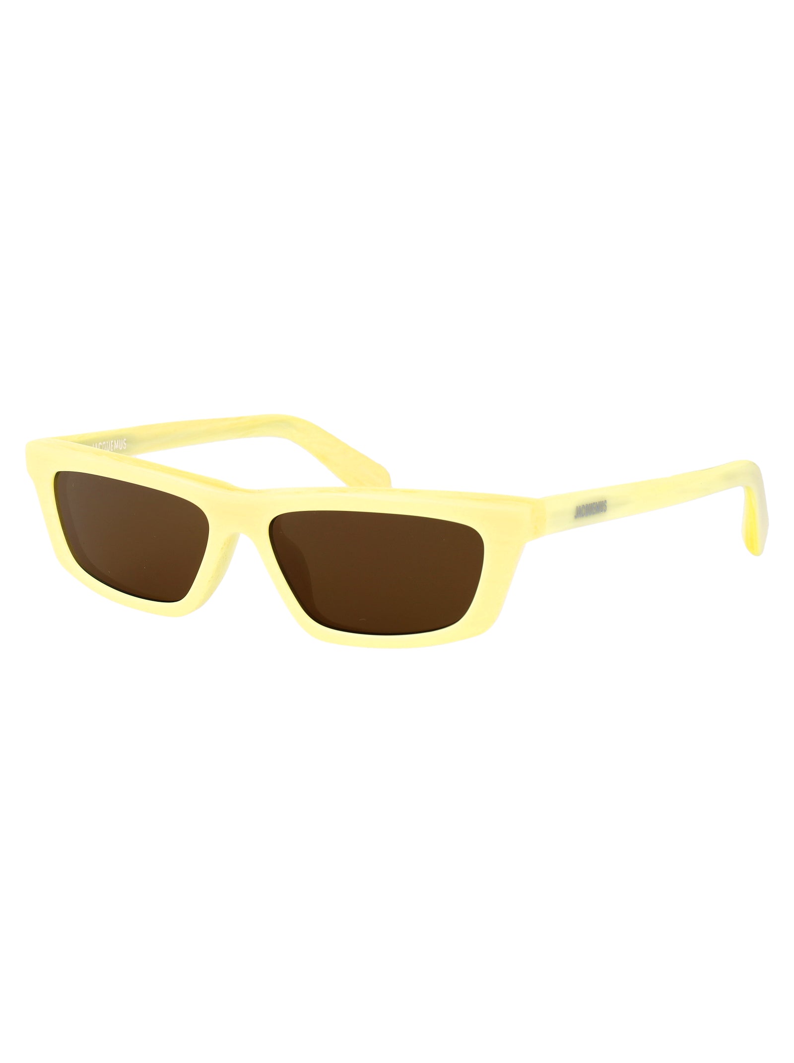 JACQUEMUS Trendy Stripe Acetate Sunglasses