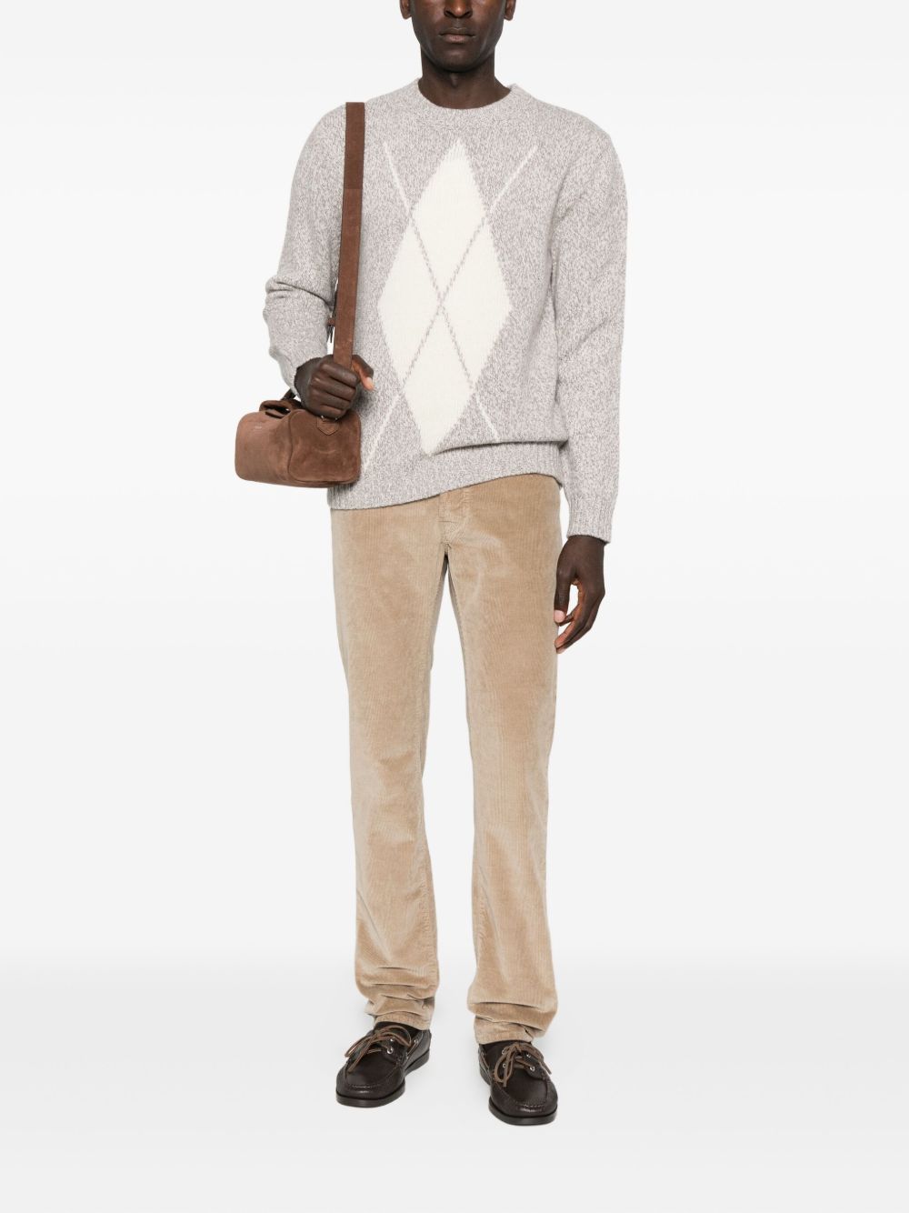 JACOB COHEN Tailored Cammello Trousers for Men