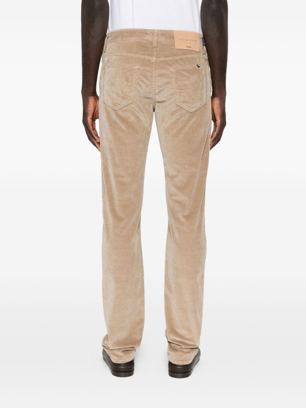 JACOB COHEN Tailored Cammello Trousers for Men