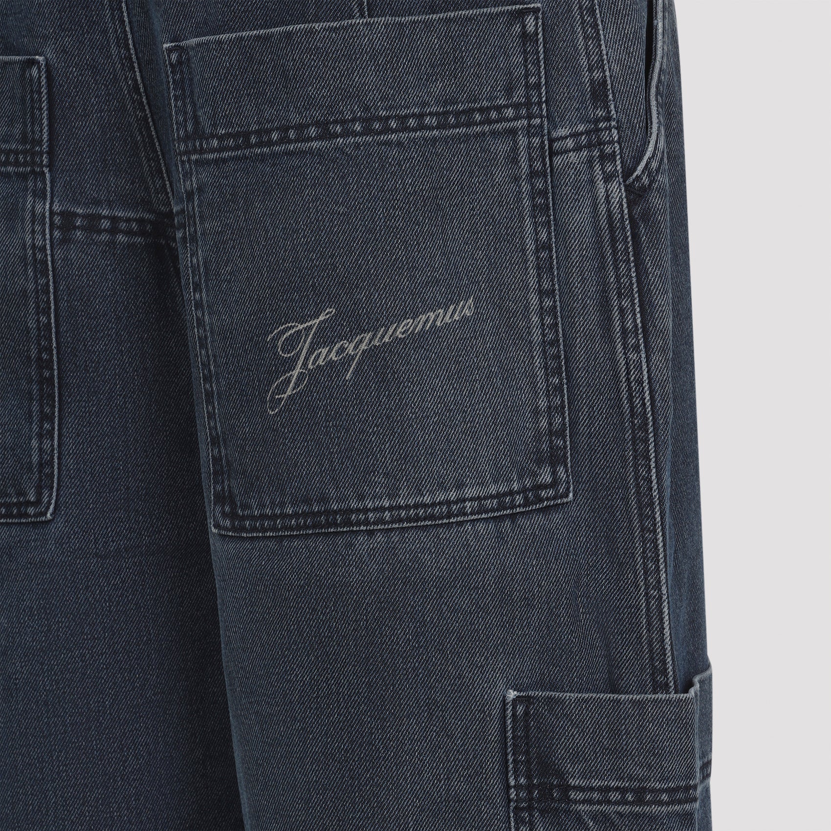 JACQUEMUS Classic Fit Jeans for Men - FW25 Collection