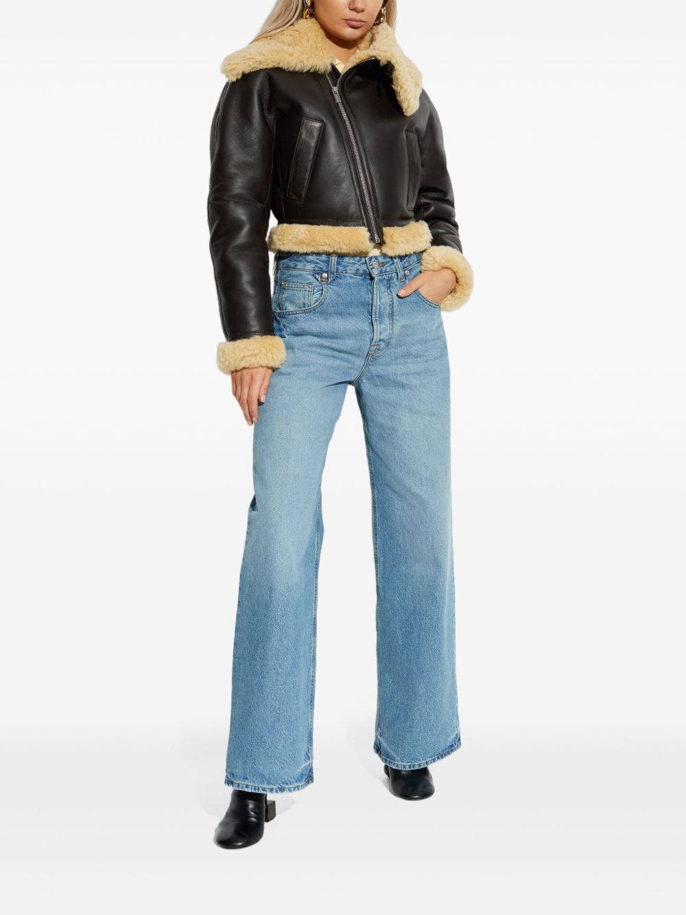 JACQUEMUS Elegant Lamb Leather Jacket for Women - FW25