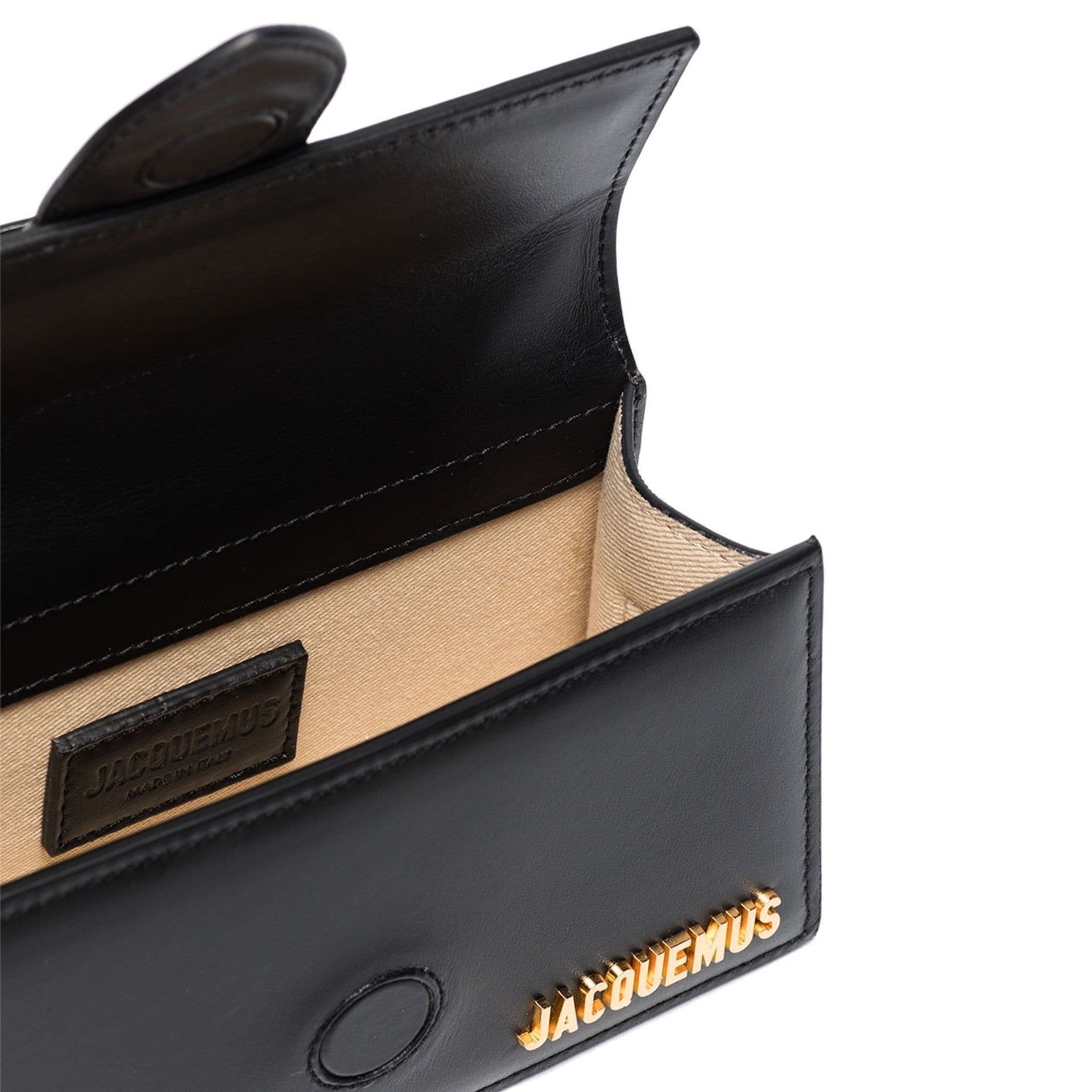 JACQUEMUS Mini Elegant Handbag with Flap Top