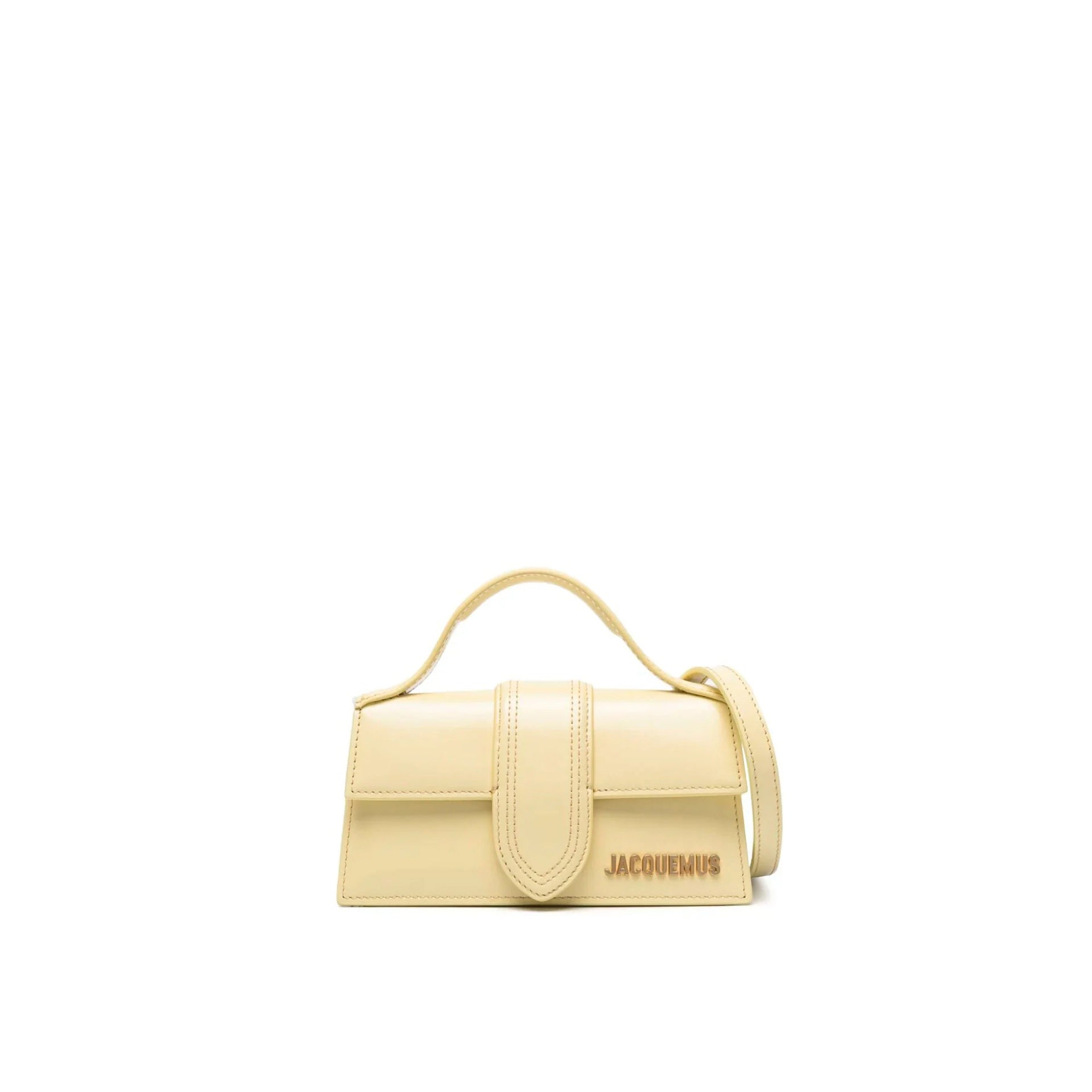 JACQUEMUS Mini Handbag with Flap Top and Detachable Strap