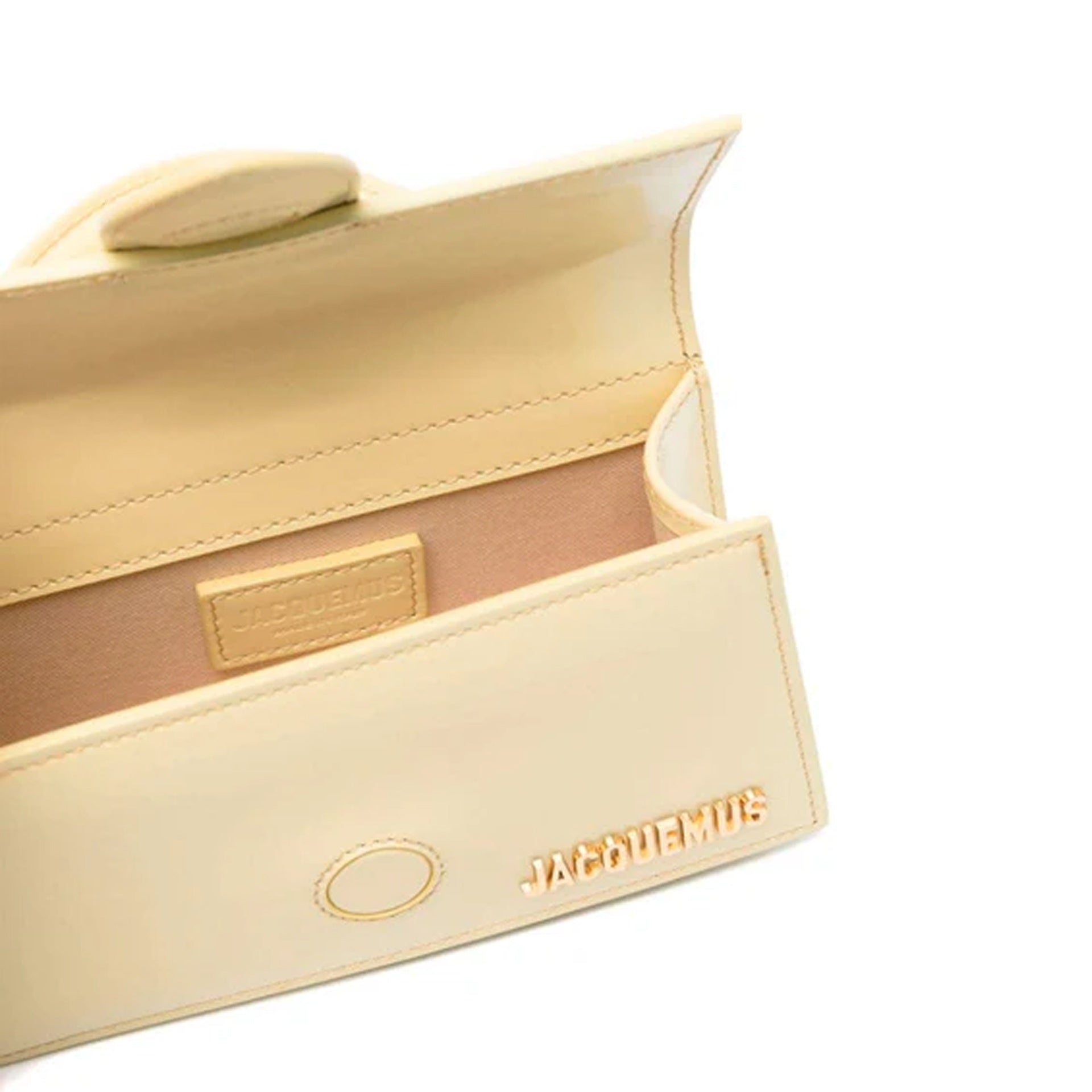 JACQUEMUS Mini Handbag with Flap Top and Detachable Strap