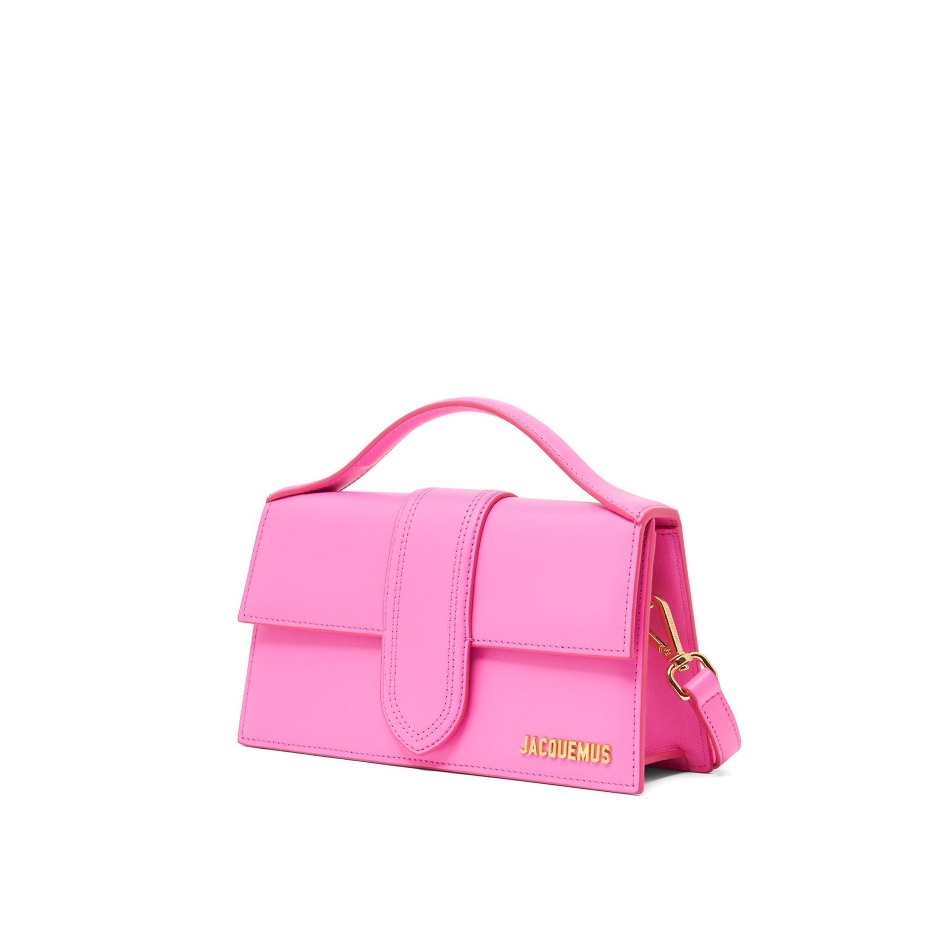 JACQUEMUS Mini Shoulder Handbag with Flap Top Closure