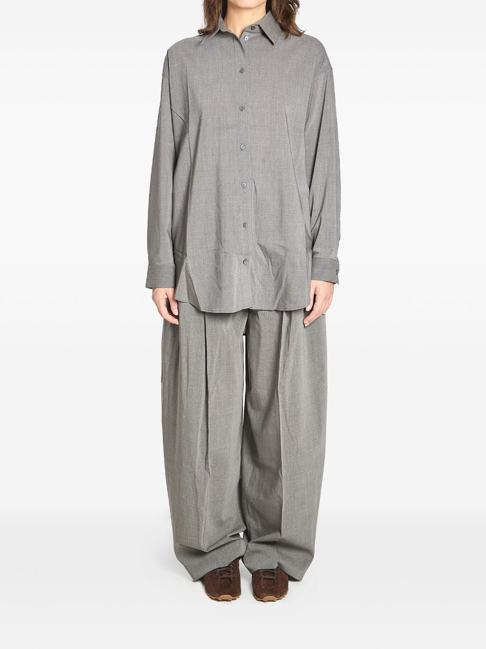JACQUEMUS Flattering Wool Blend Trousers