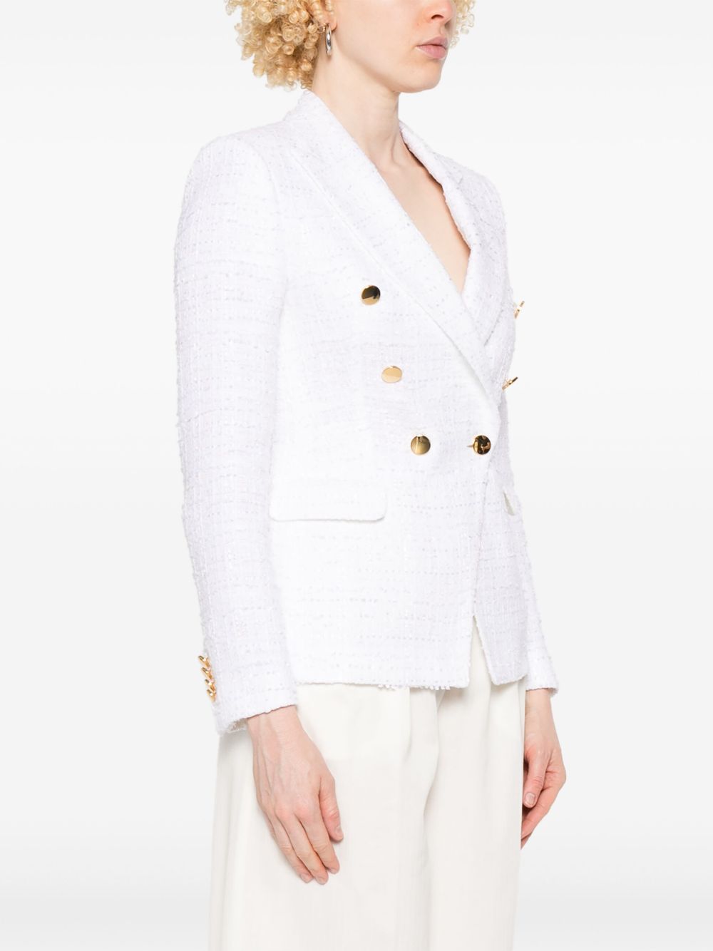 TAGLIATORE Cotton Single-Breasted Jacket for Women