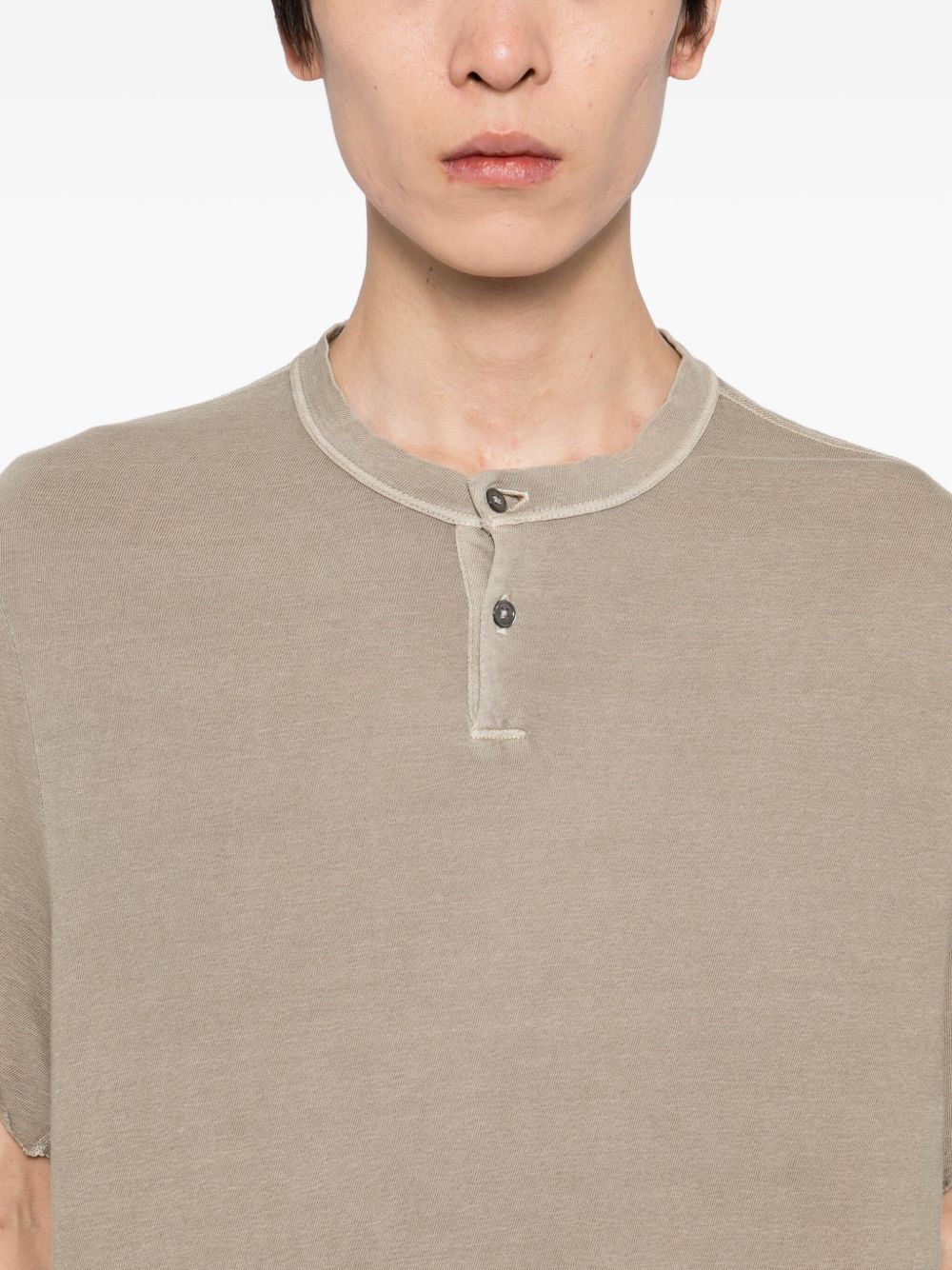 JAMES PERSE Relaxed Fit Henley T-shirt for Men